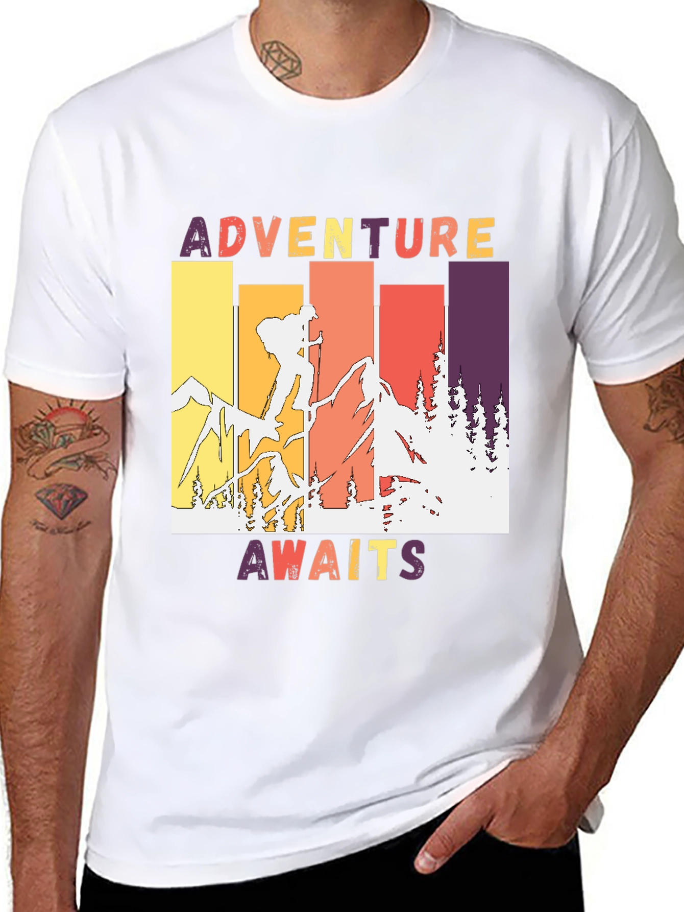 Adventure Awaits Graphic Tee - Outdoor Theme