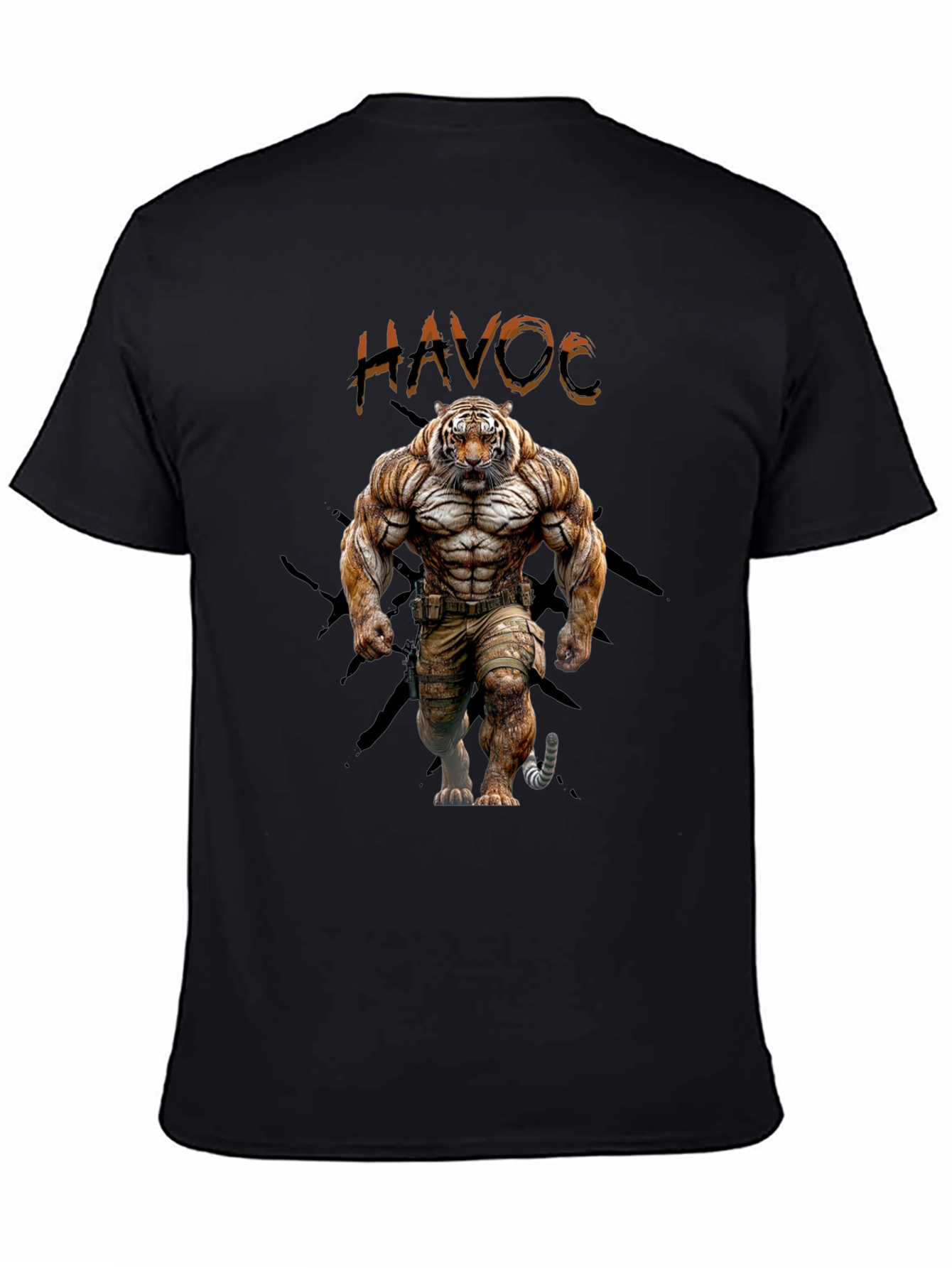 Havoc Tiger Graphic T-Shirt - Bold Design