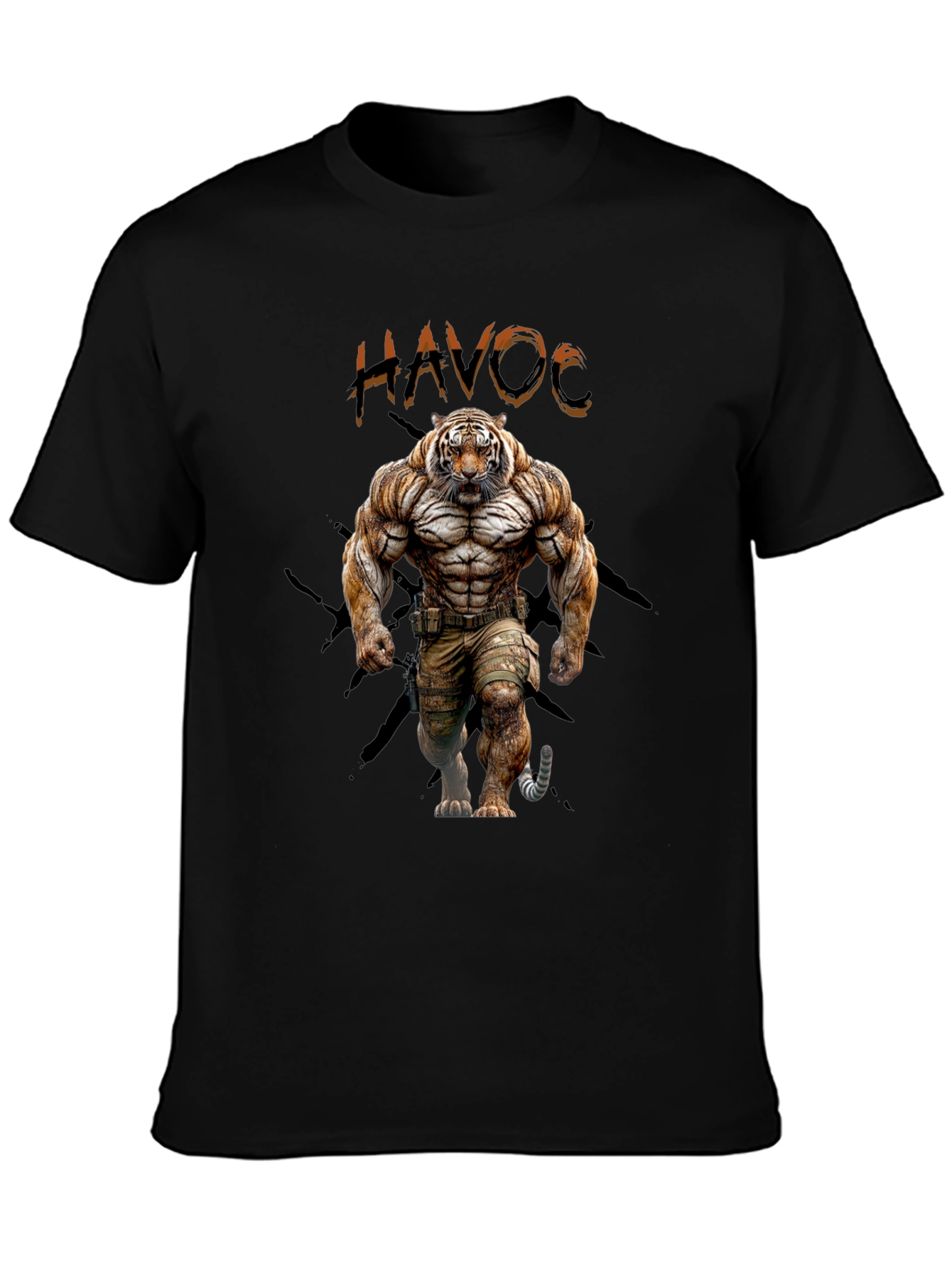 Havoc Tiger Graphic T-Shirt - Bold Design