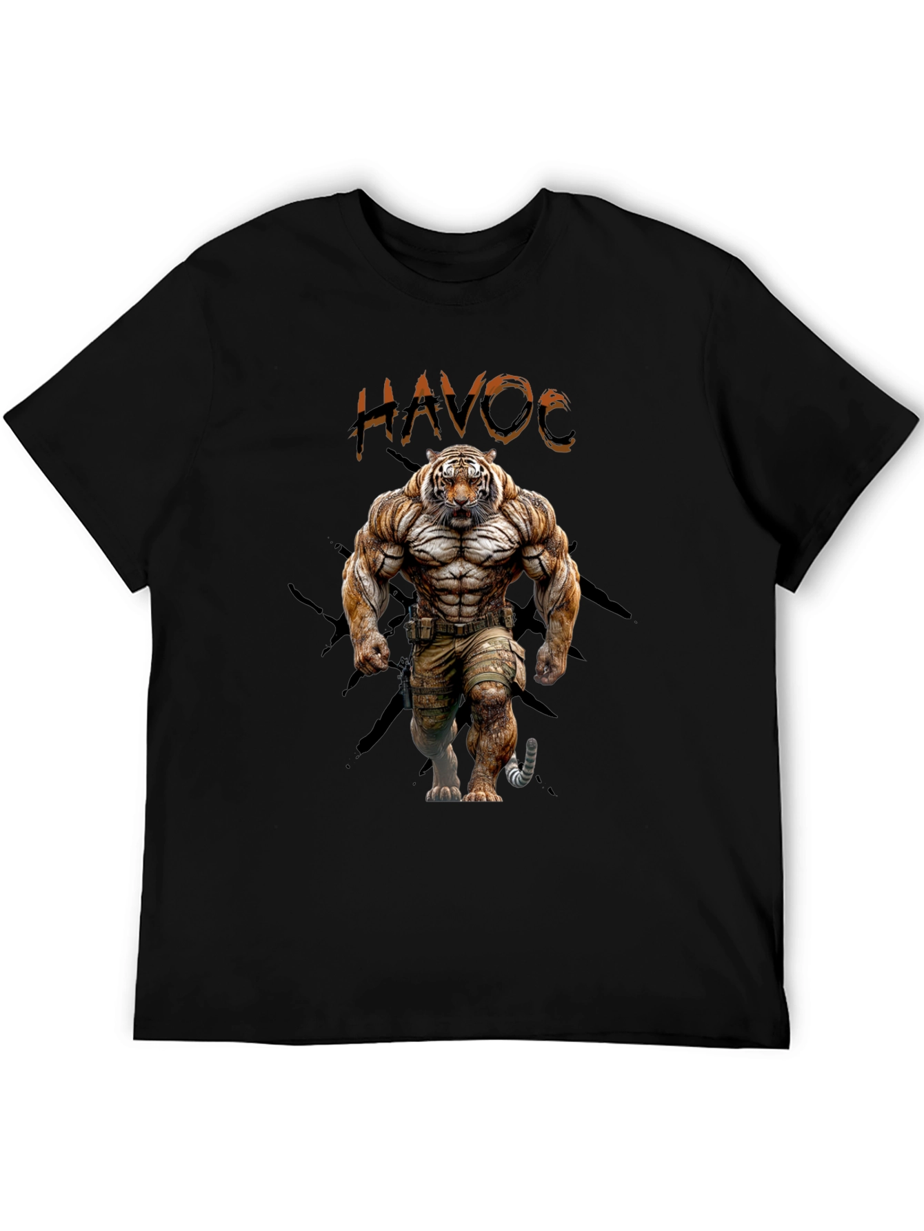 Havoc Tiger Graphic T-Shirt - Bold Design