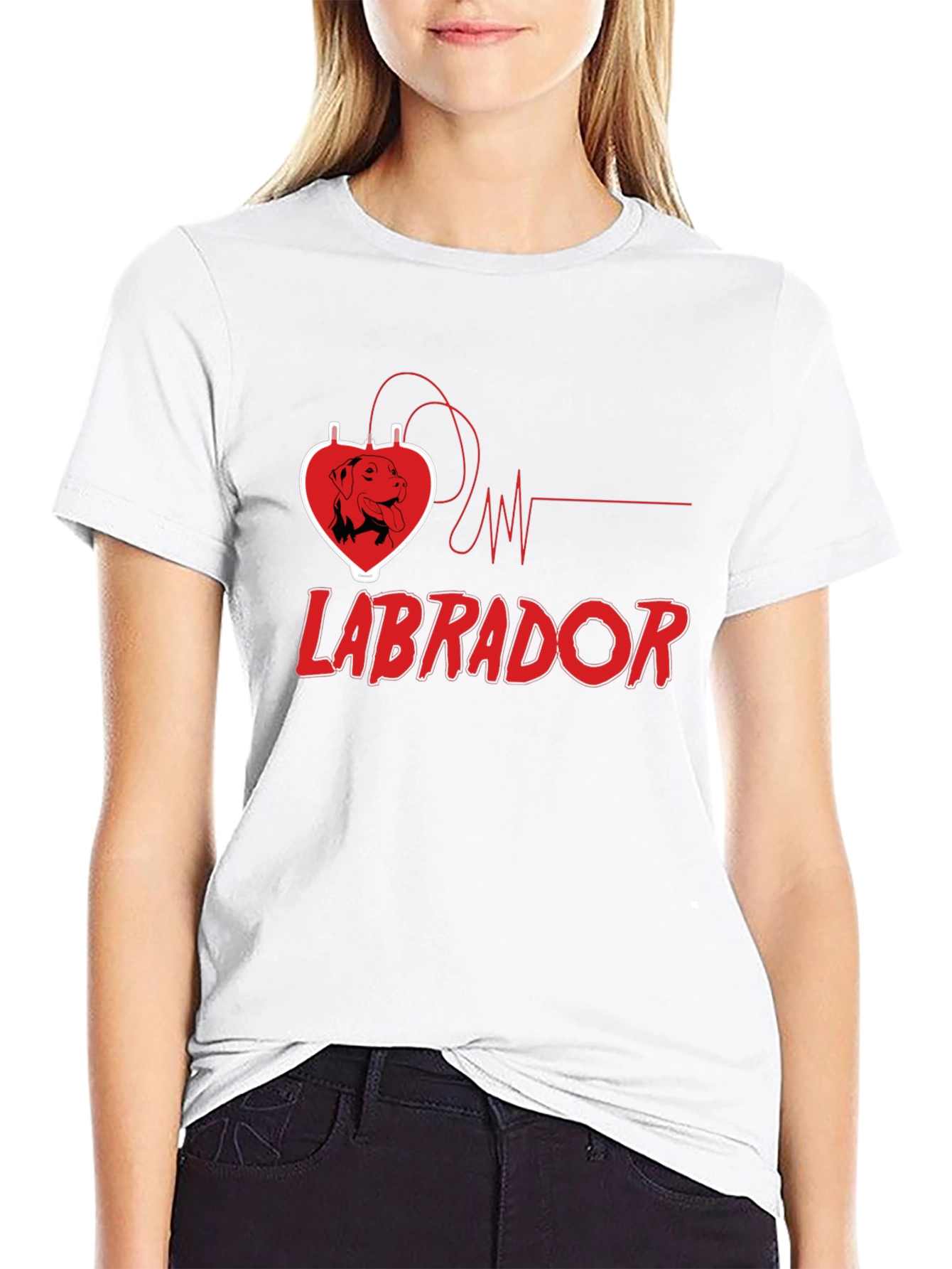 Labrador Heartbeat Mens T-Shirt