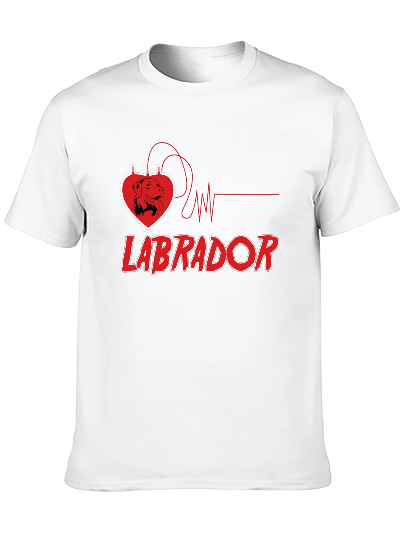 Labrador Heartbeat Mens T-Shirt