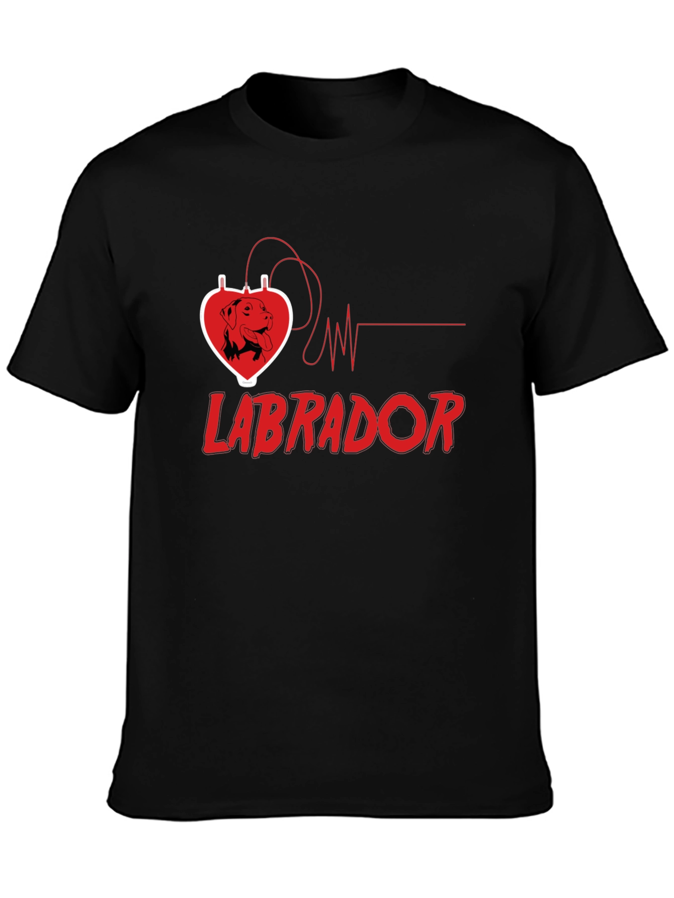 Labrador Heartbeat Mens T-Shirt