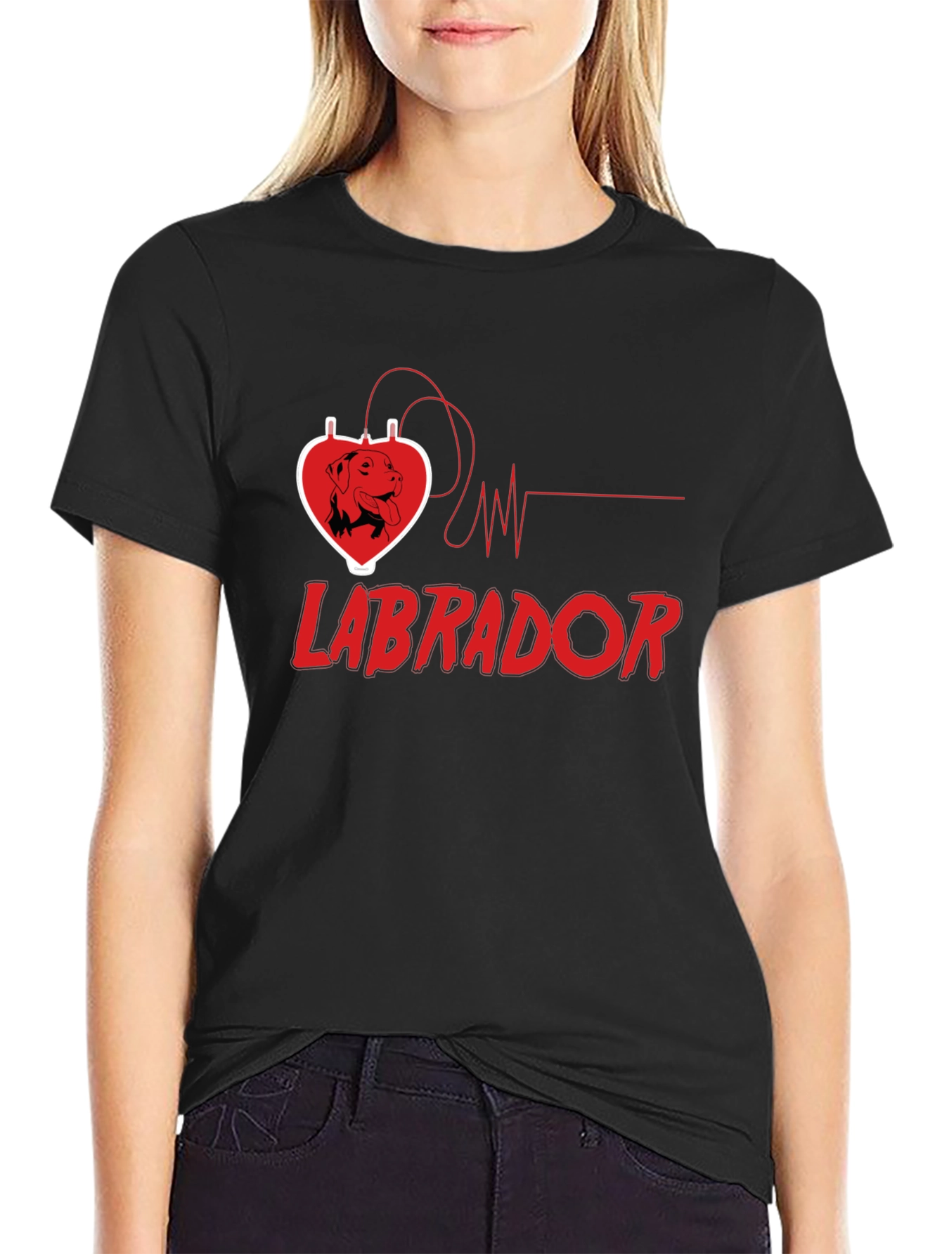 Labrador Heartbeat Mens T-Shirt