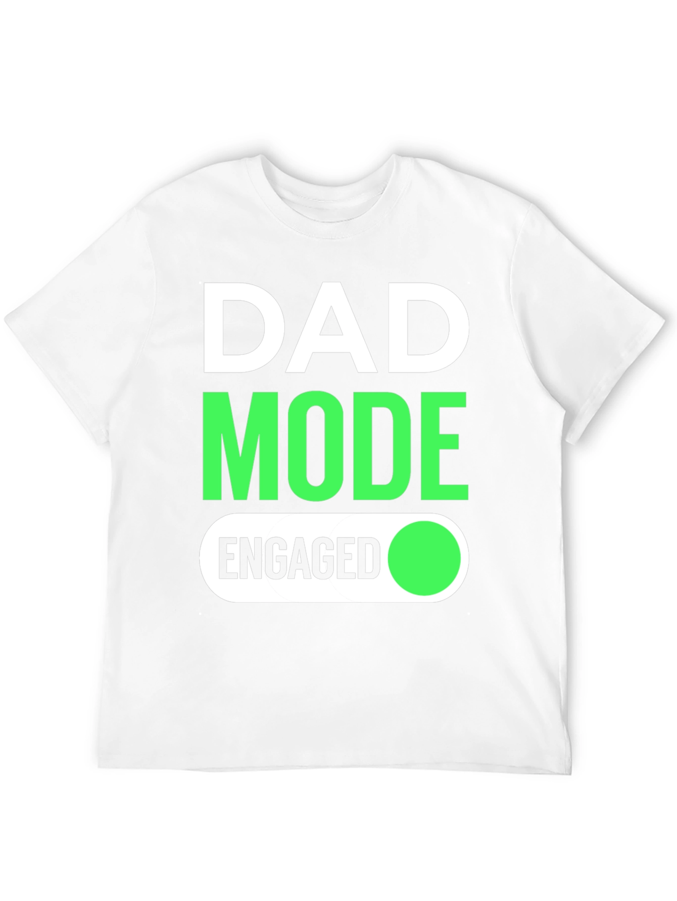 Dad Mode Engaged Black Graphic Tee