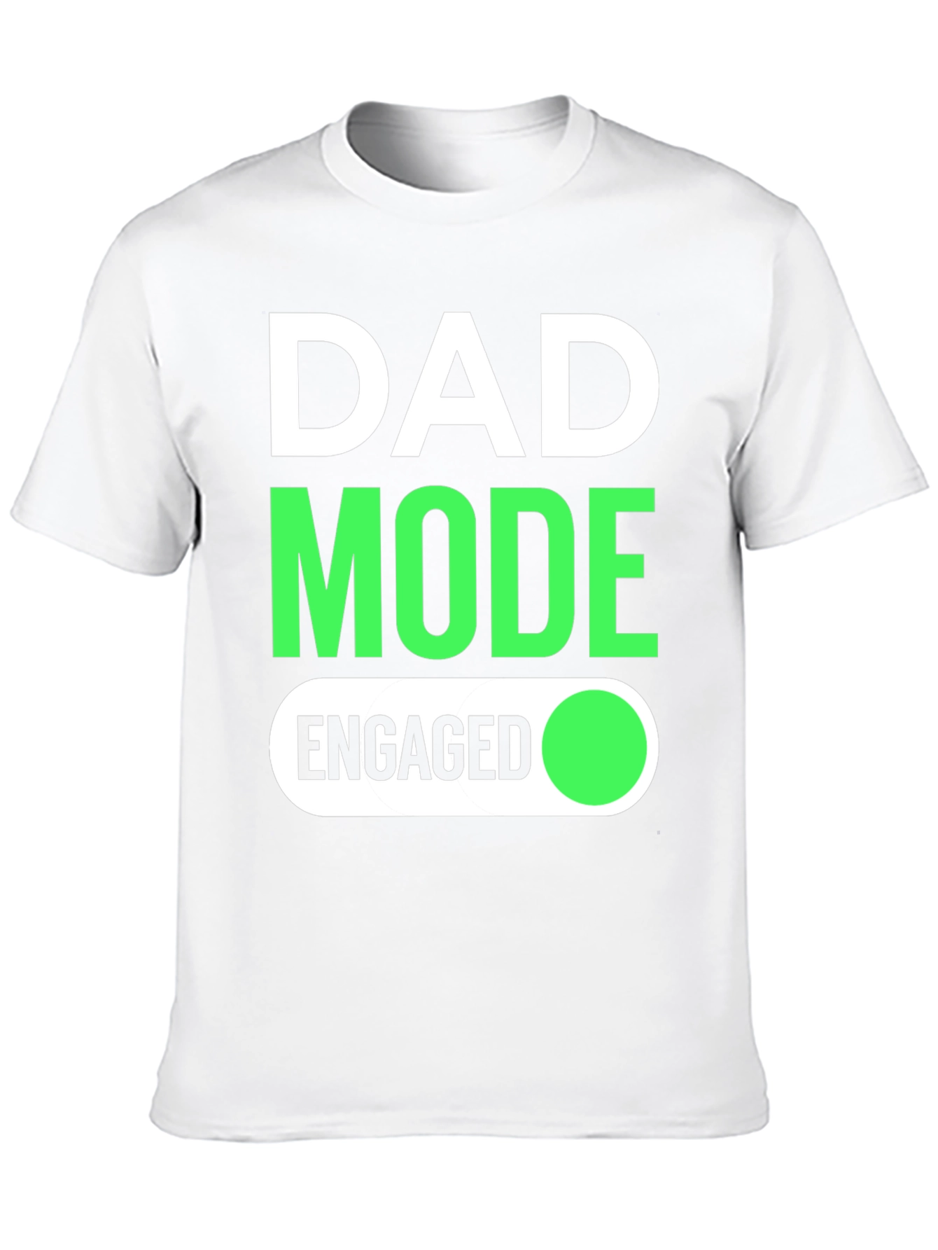 Dad Mode Engaged Black Graphic Tee