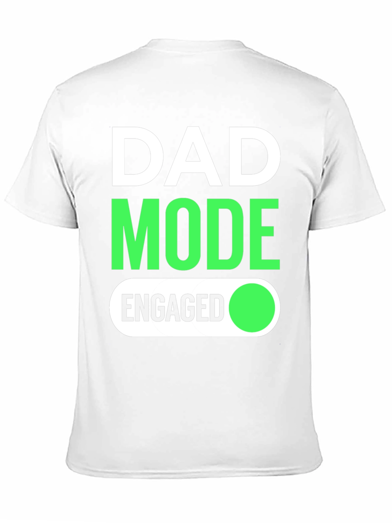 Dad Mode Engaged Black Graphic Tee