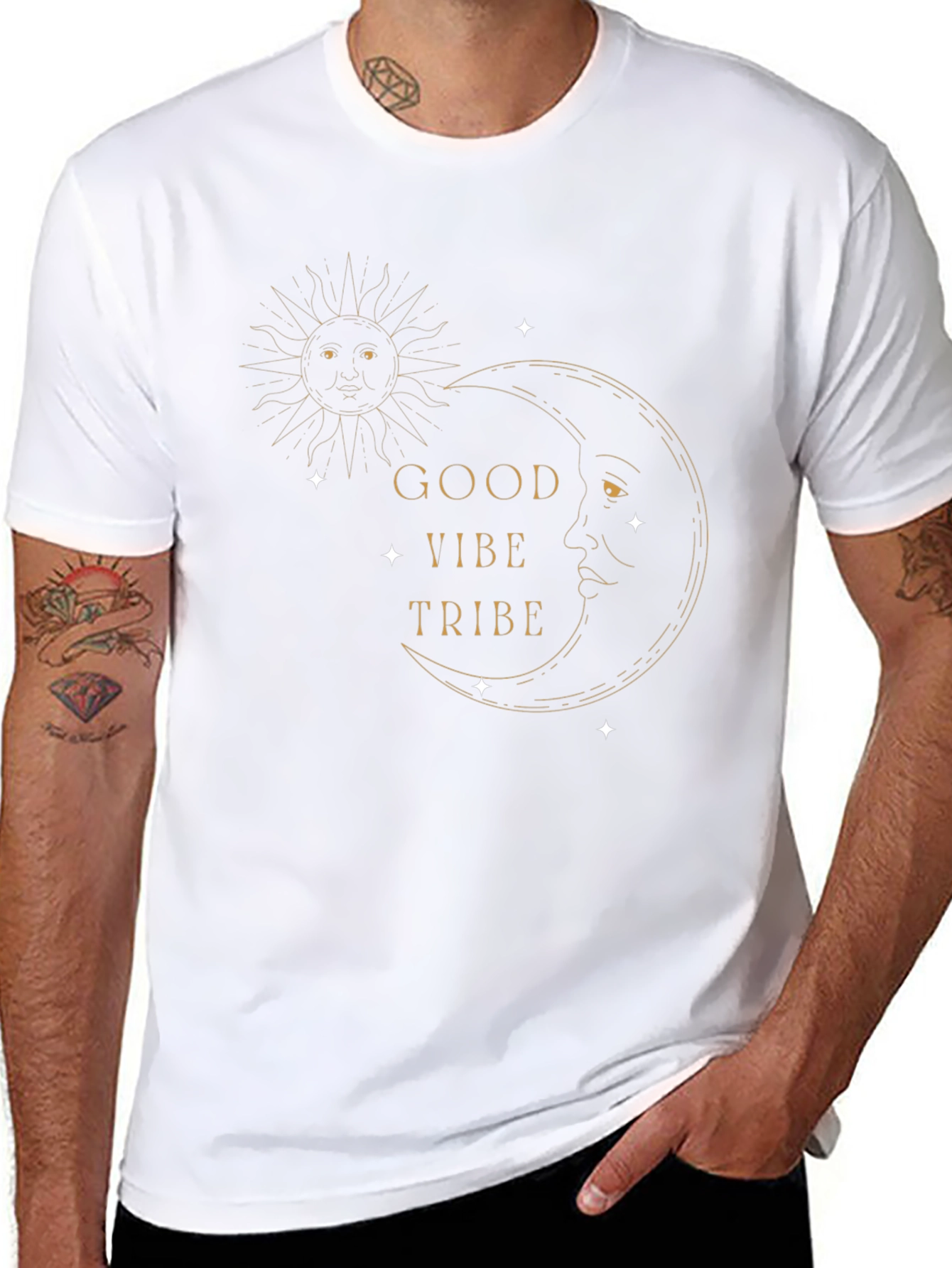 Good Vibe Tribe Graphic Tee - Black
