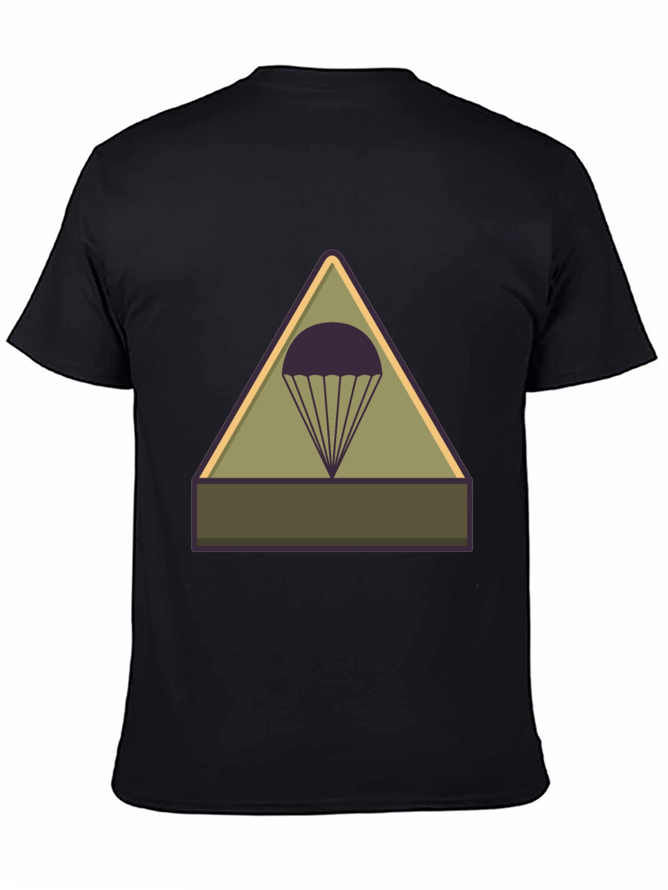 Parachute Badge Graphic Tee - Military Style T-Shirt