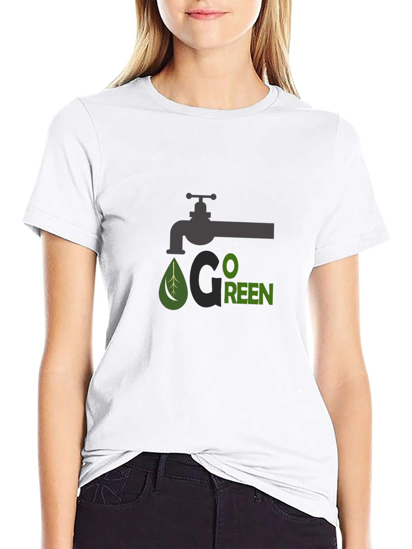 Go Green Graphic T-Shirt - Eco Friendly Design