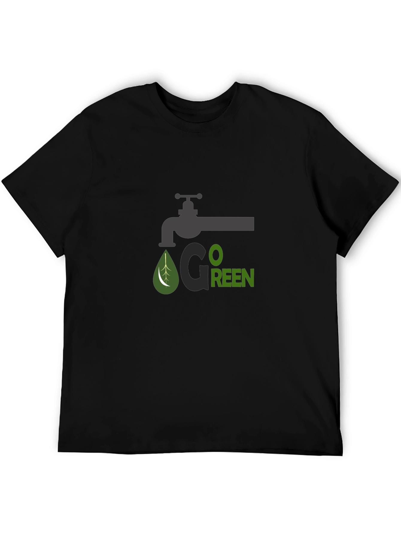 Go Green Graphic T-Shirt - Eco Friendly Design