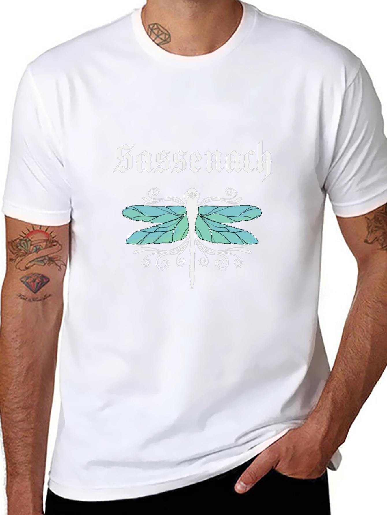 Sassenach Dragonfly Graphic T-Shirt