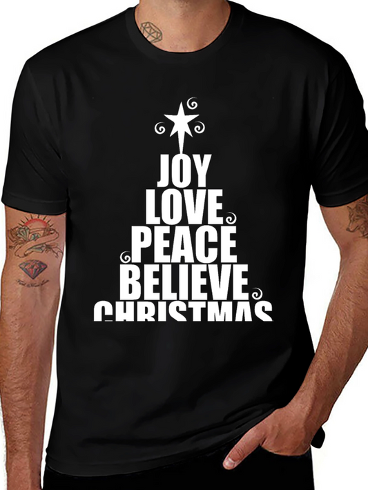Joy Love Peace Christmas T-Shirt