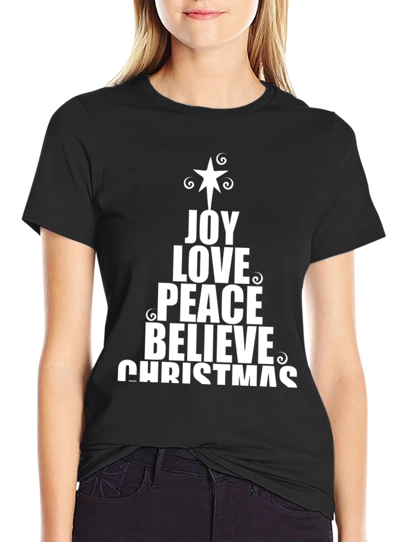 Joy Love Peace Christmas T-Shirt
