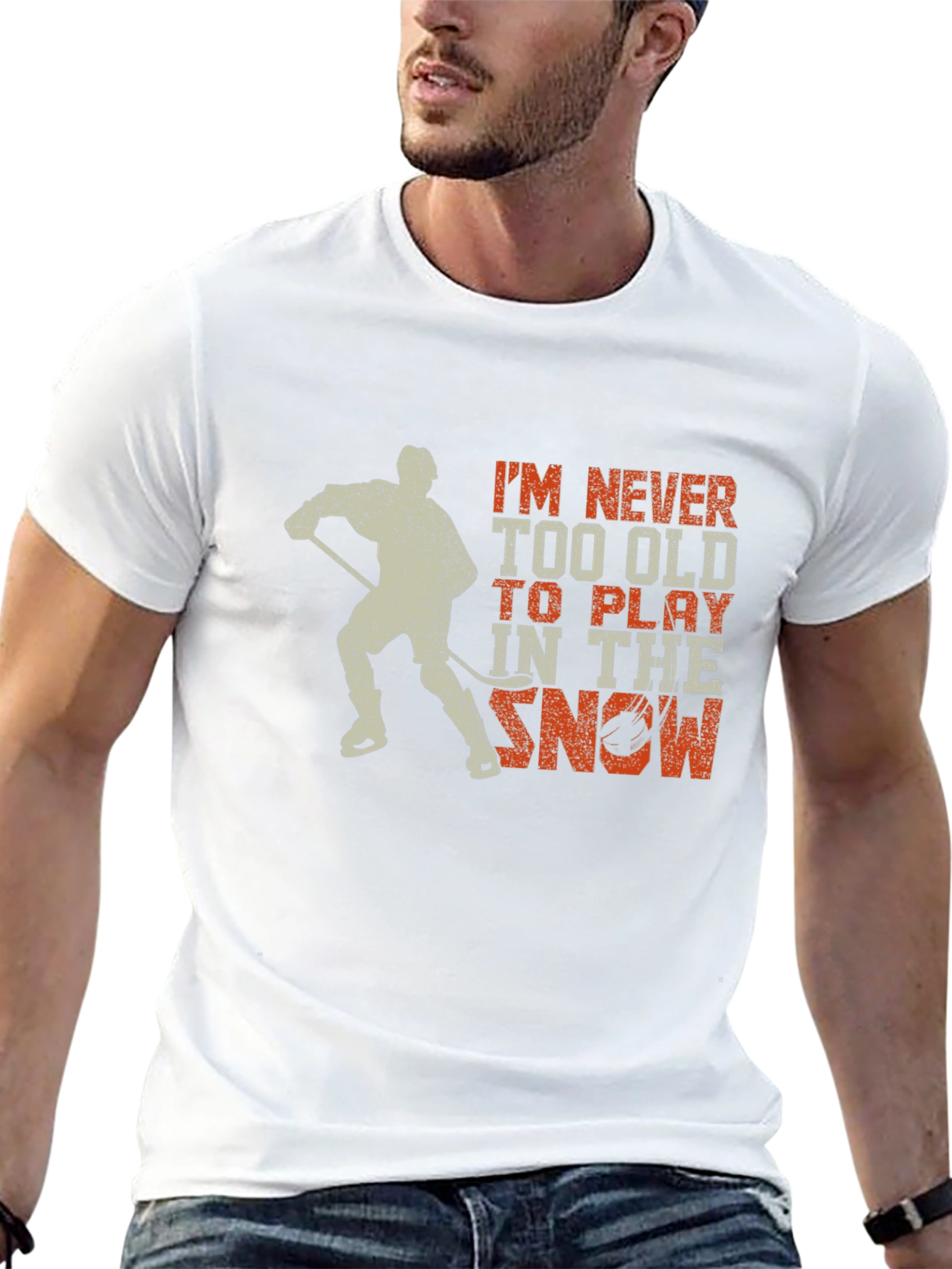 Hockey Never Too Old to Play T-Shirt