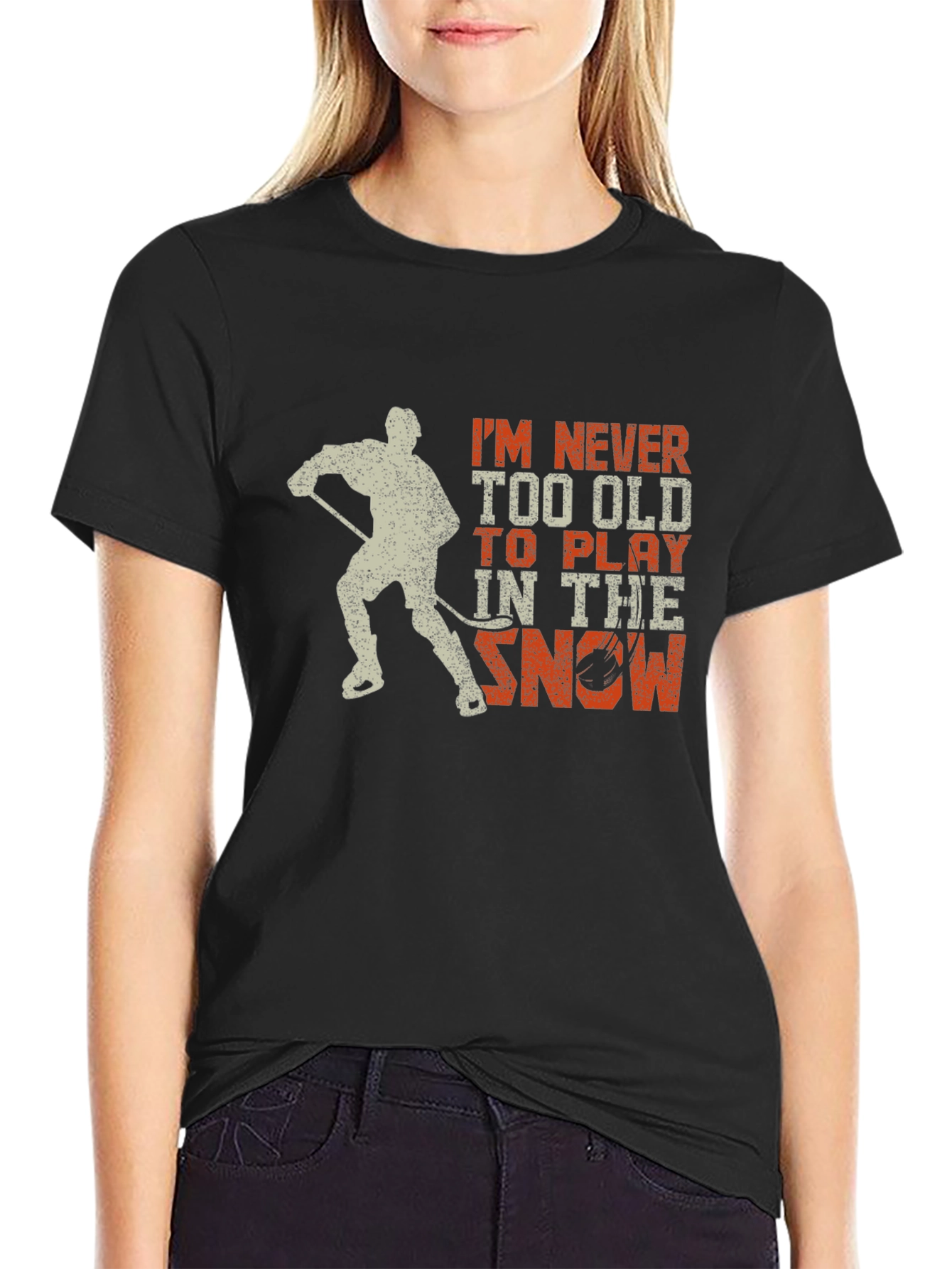Hockey Never Too Old to Play T-Shirt