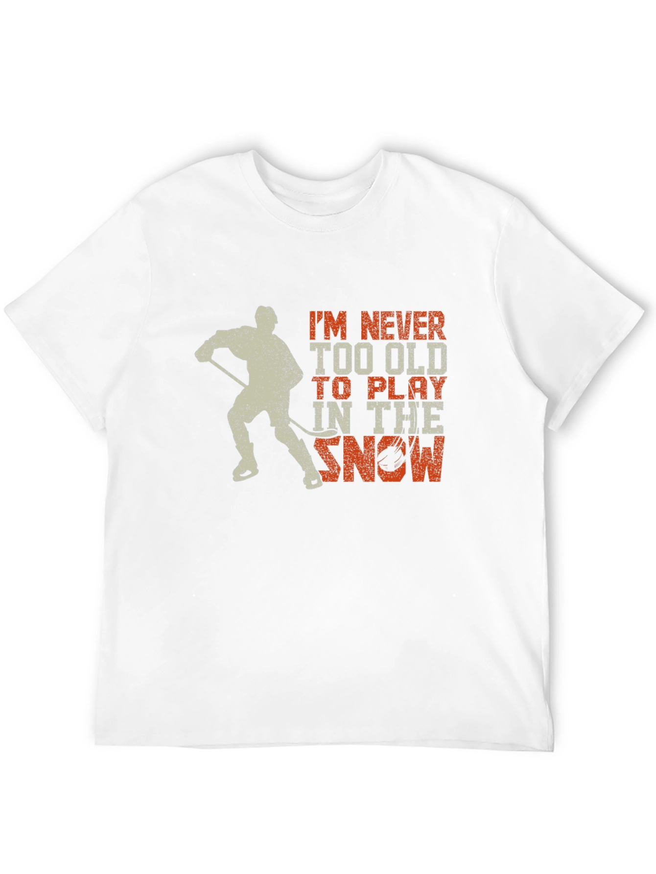 Hockey Never Too Old to Play T-Shirt