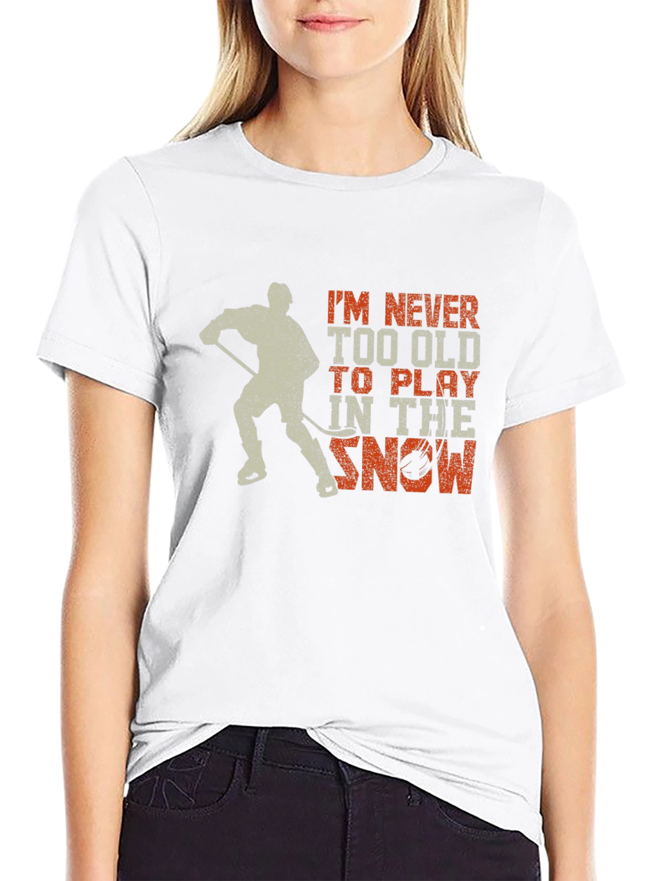 Hockey Never Too Old to Play T-Shirt
