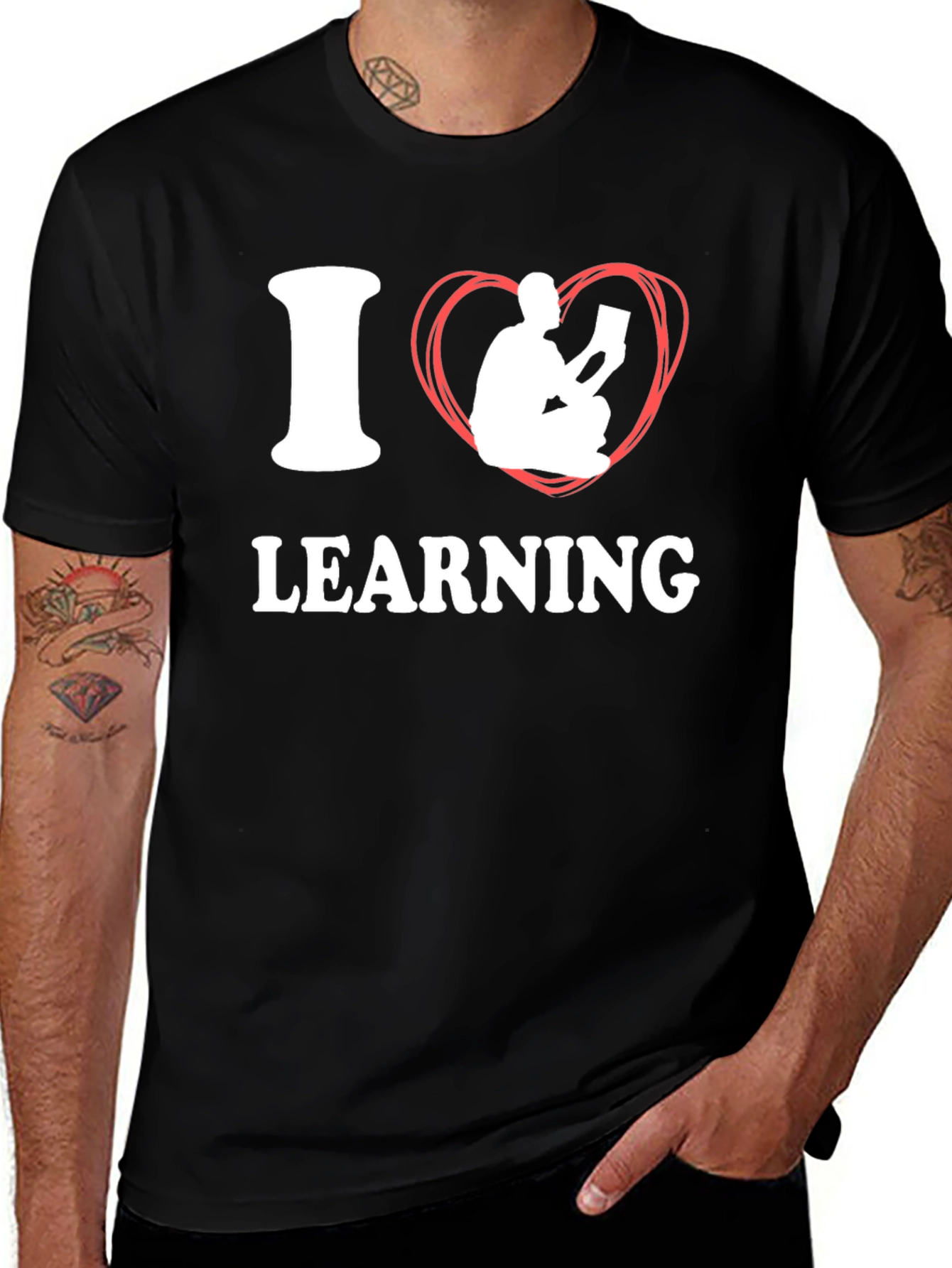 I Heart Learning Graphic T-Shirt