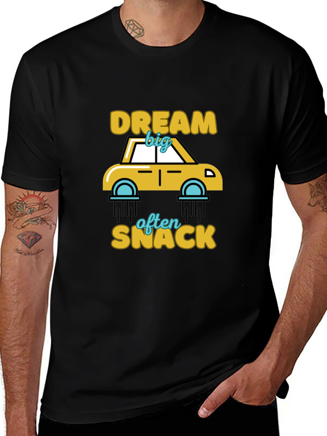 Dream Big Snack Often Graphic T-Shirt