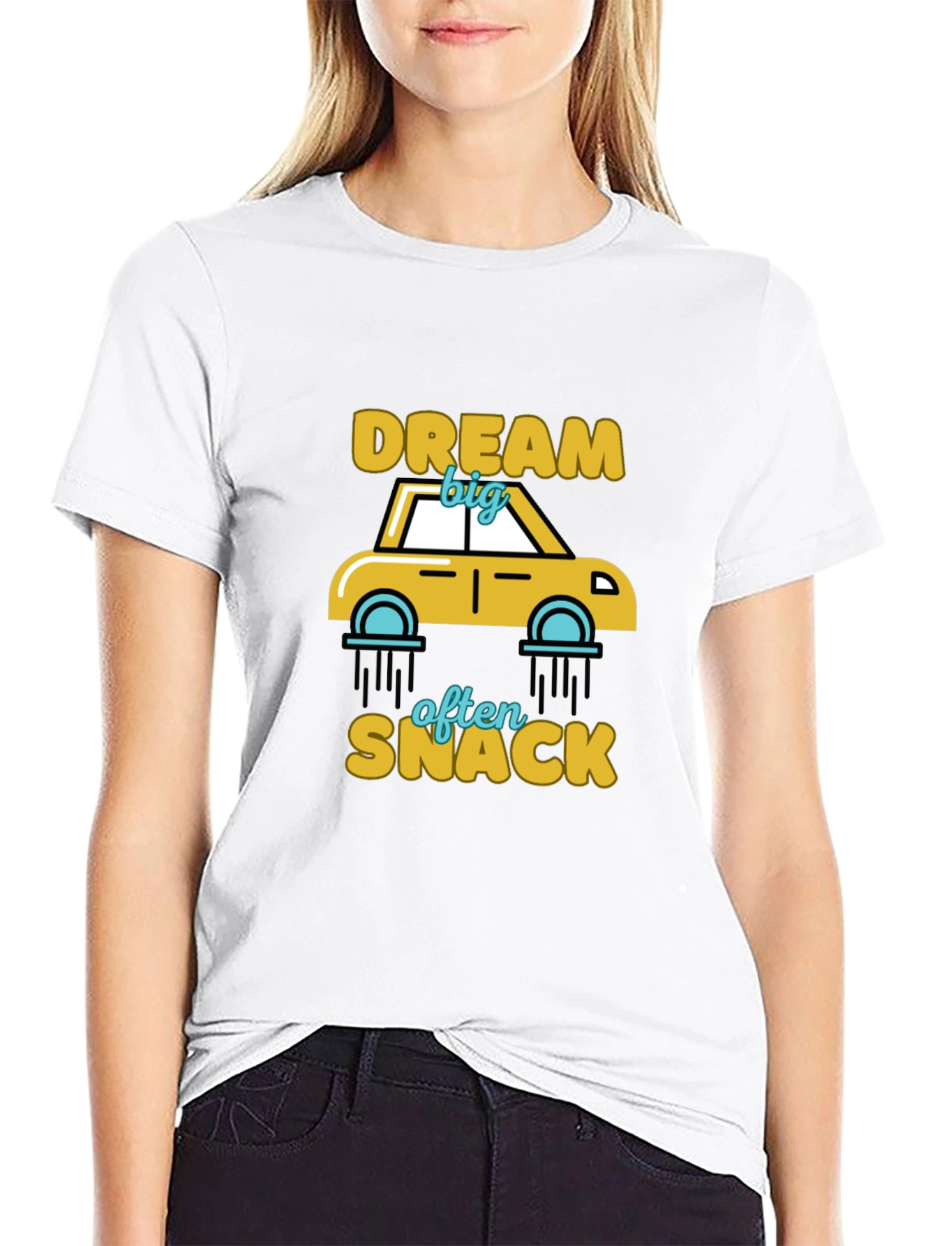 Dream Big Snack Often Graphic T-Shirt