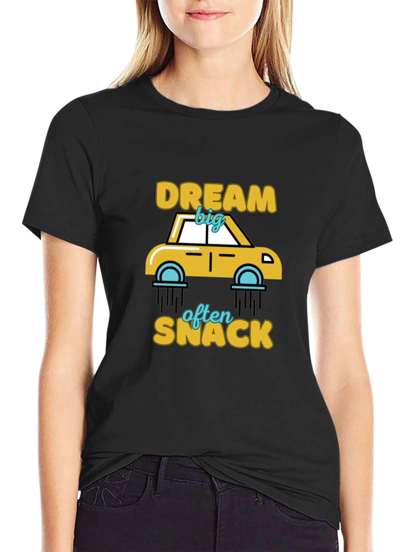 Dream Big Snack Often Graphic T-Shirt