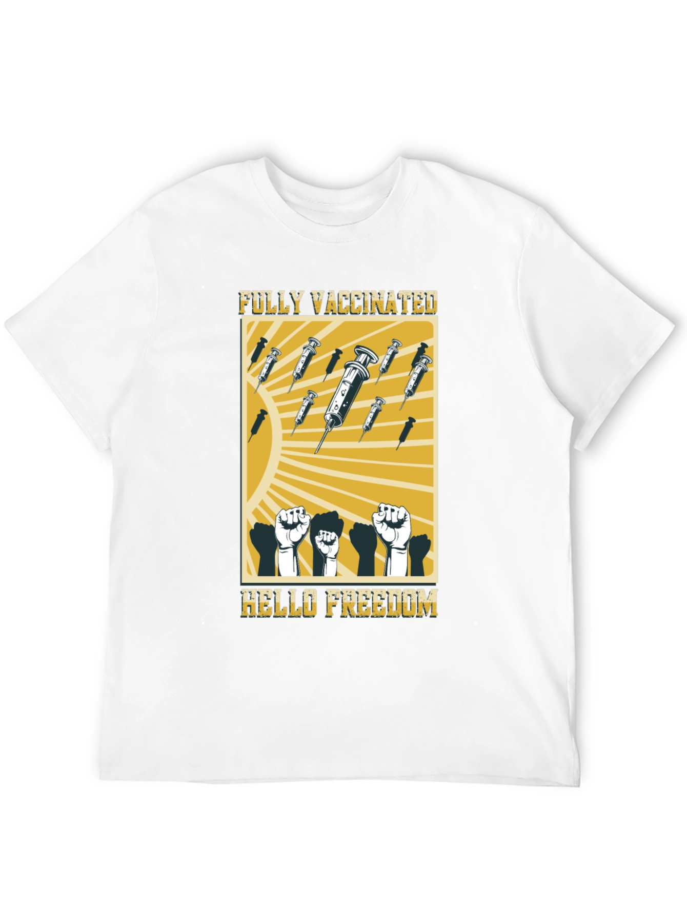 Fully Vaccinated Hello Freedom T-Shirt