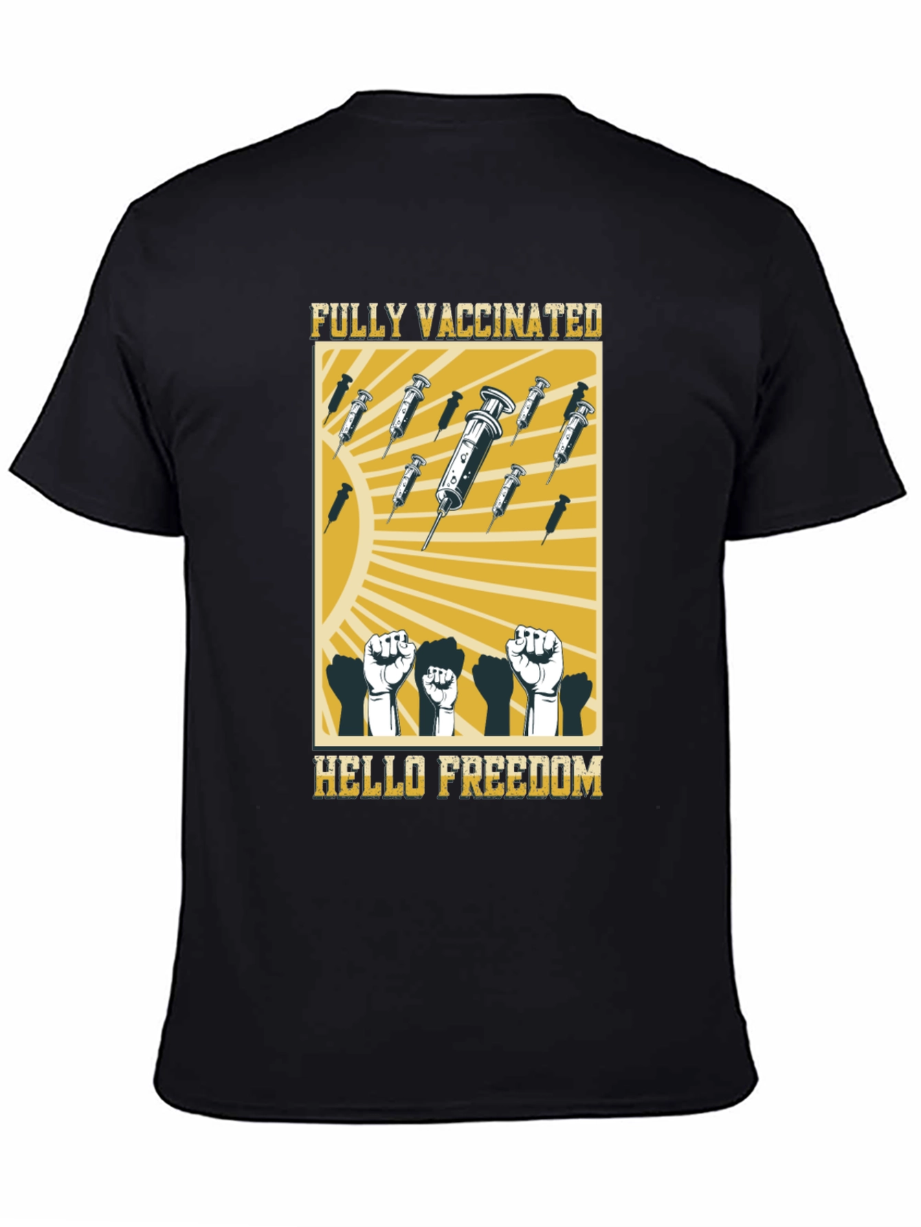 Fully Vaccinated Hello Freedom T-Shirt