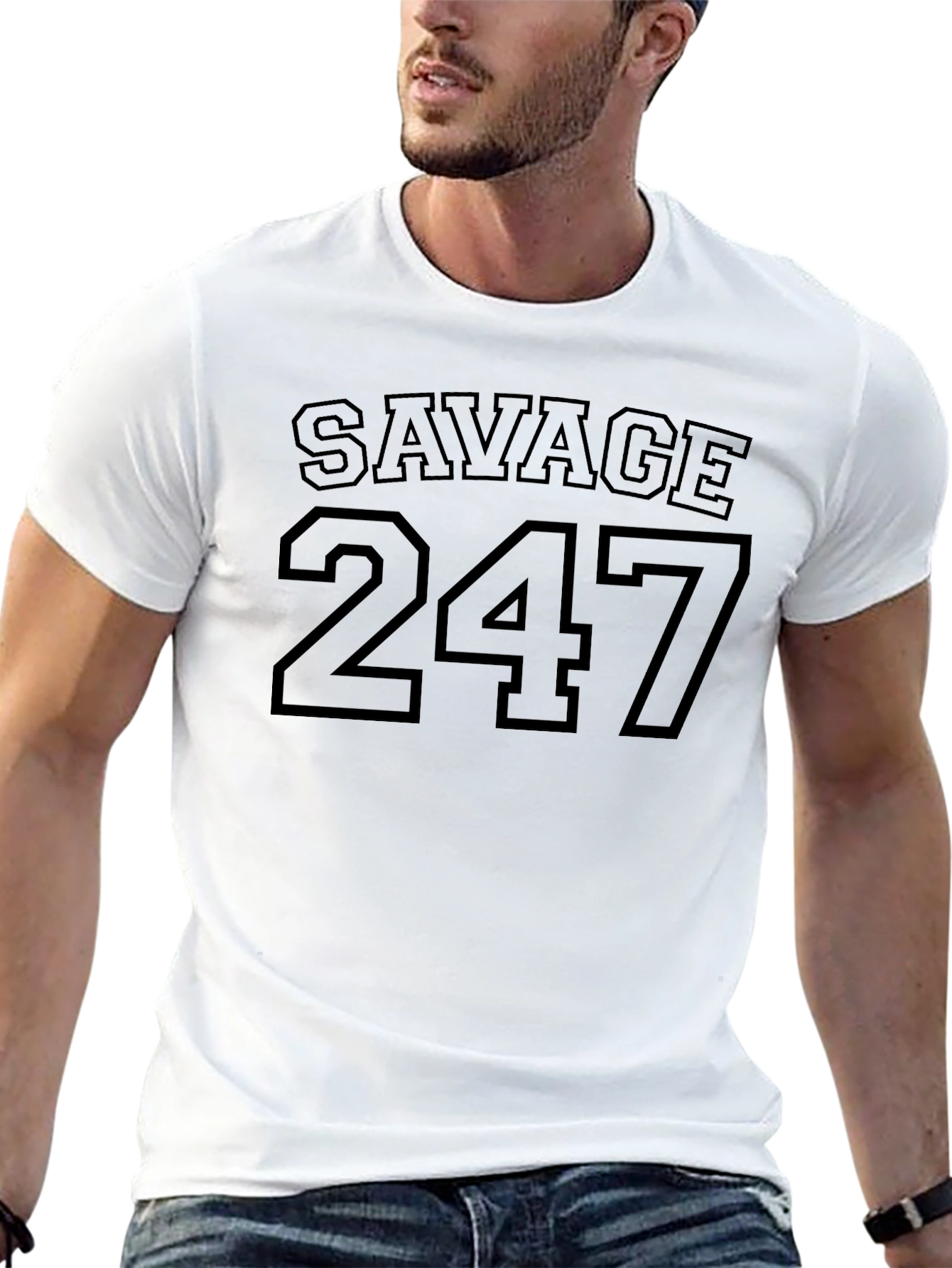 Savage 247 Black Graphic T-Shirt