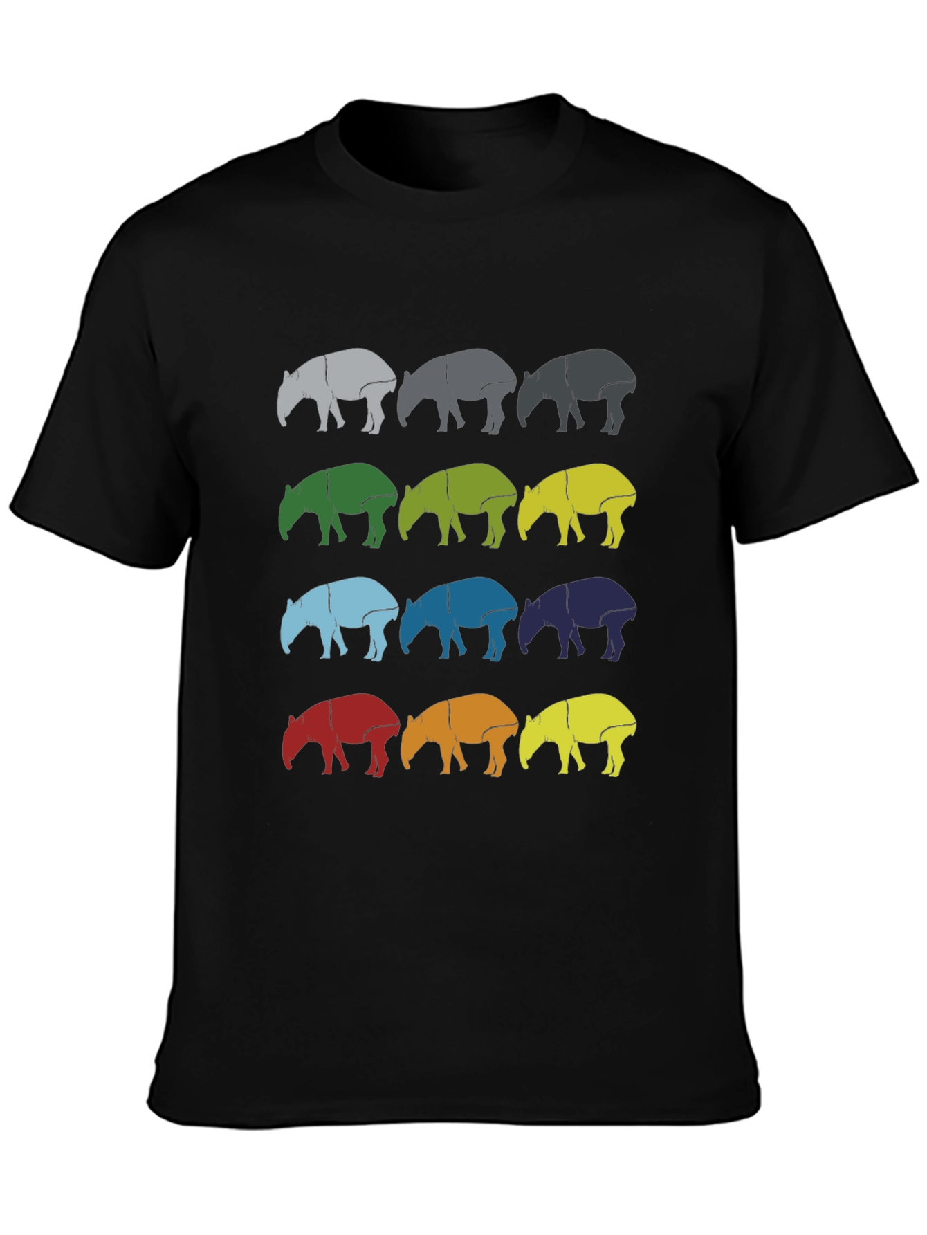 Retro Tapir T-Shirt - Fun Graphic Tee