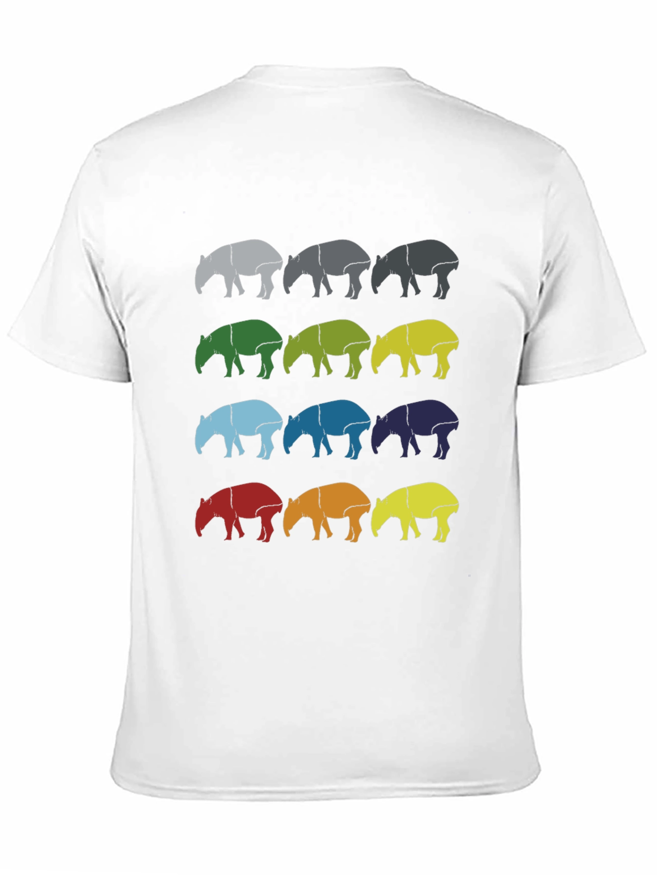 Retro Tapir T-Shirt - Fun Graphic Tee