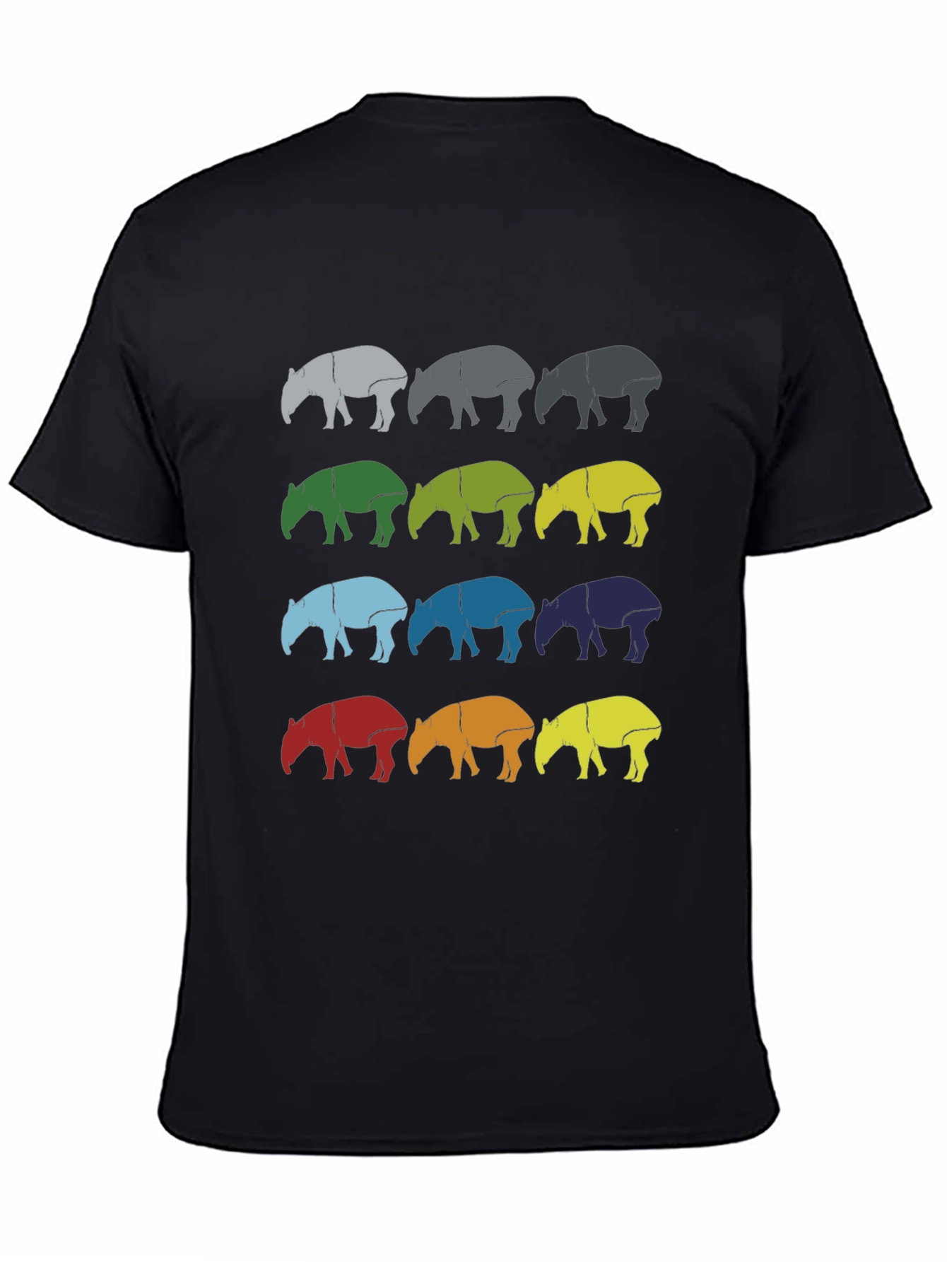 Retro Tapir T-Shirt - Fun Graphic Tee