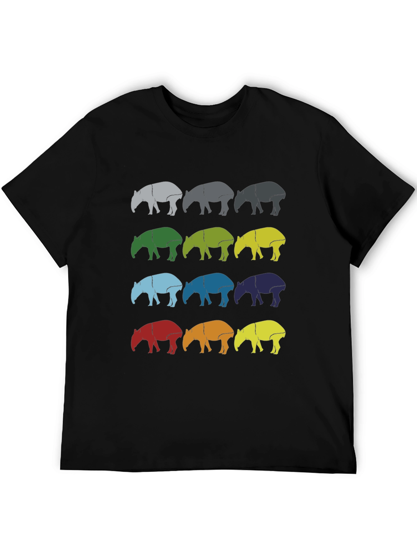 Retro Tapir T-Shirt - Fun Graphic Tee