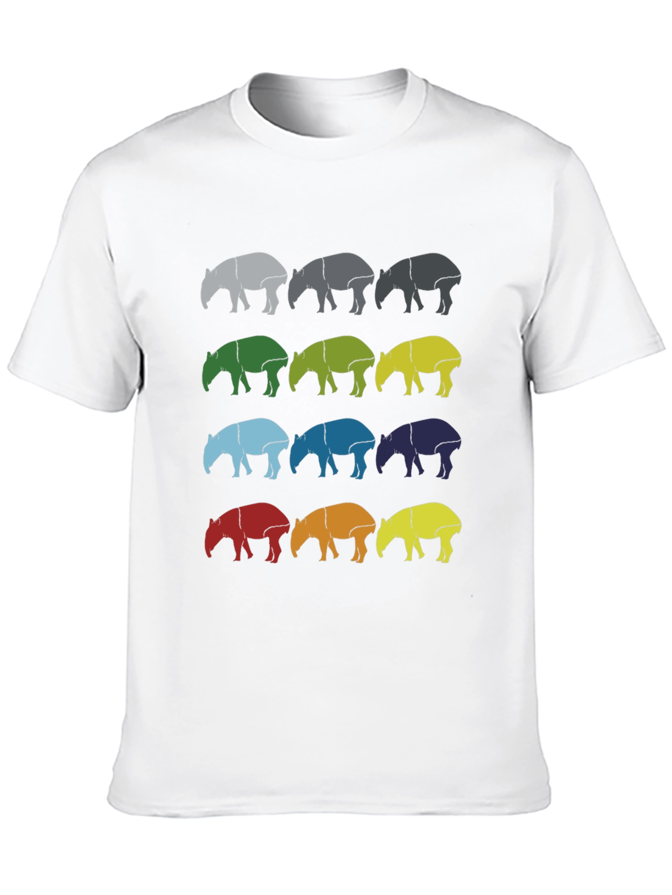 Retro Tapir T-Shirt - Fun Graphic Tee