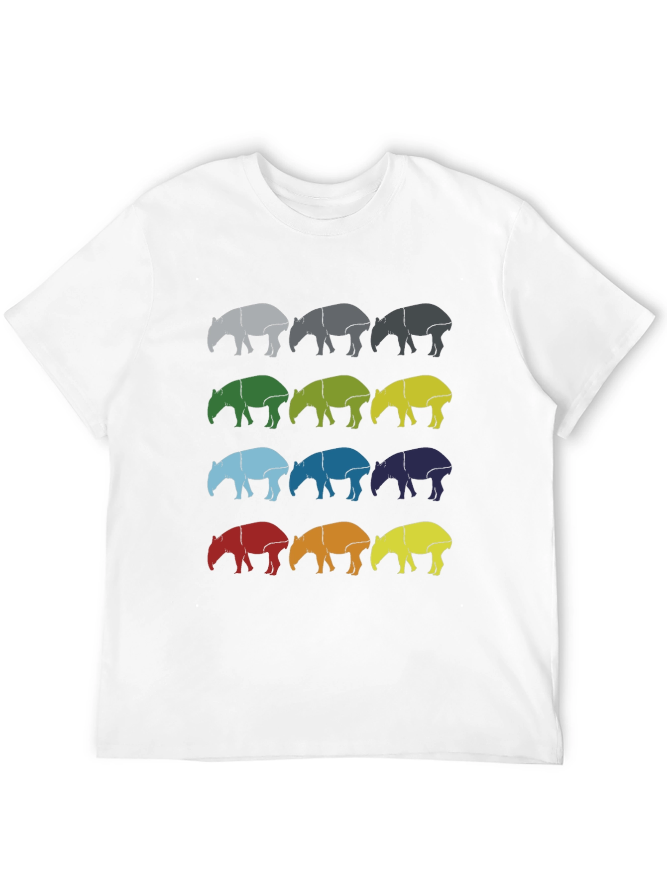 Retro Tapir T-Shirt - Fun Graphic Tee