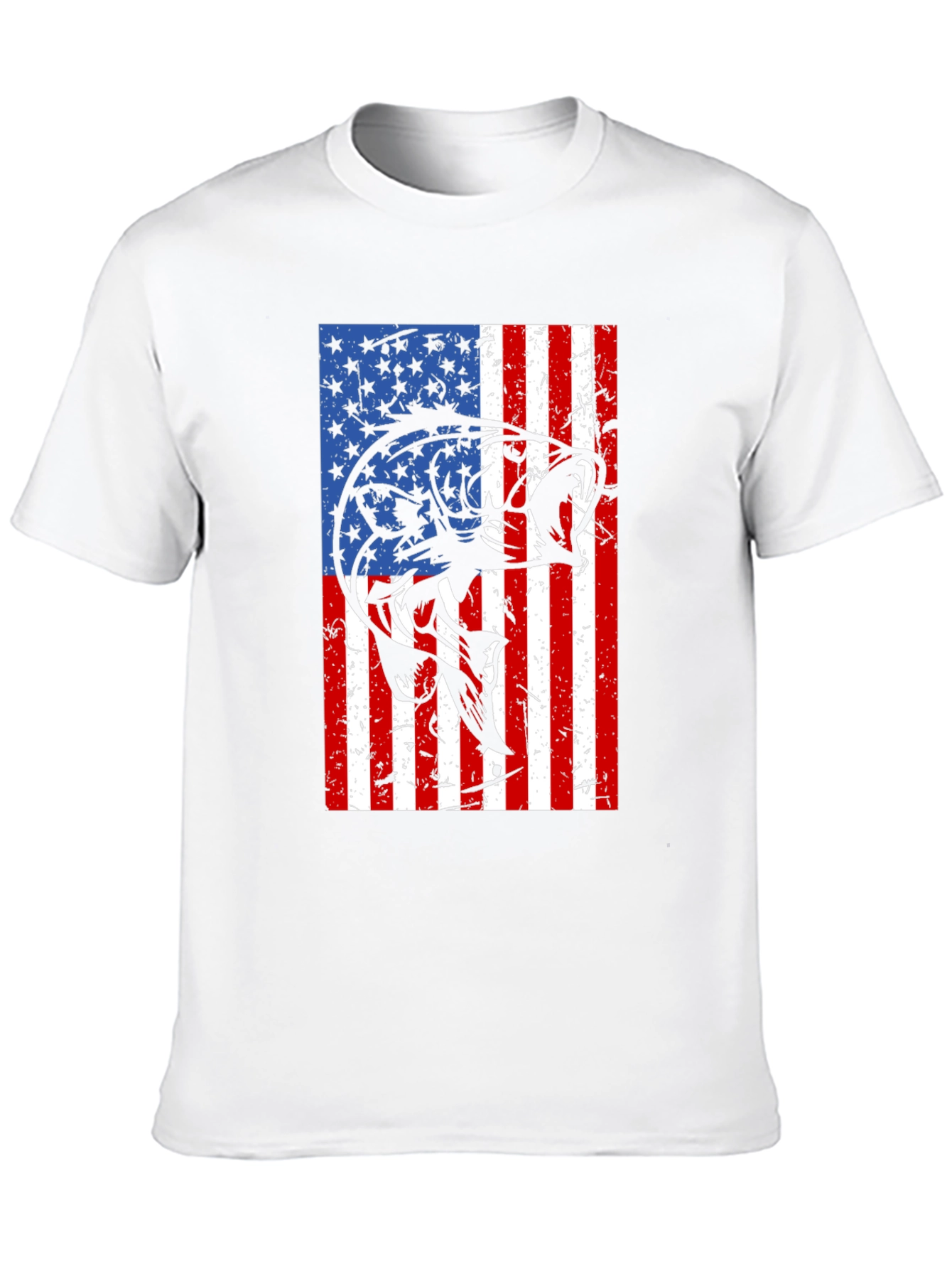 American Flag Bass Graphic Tee