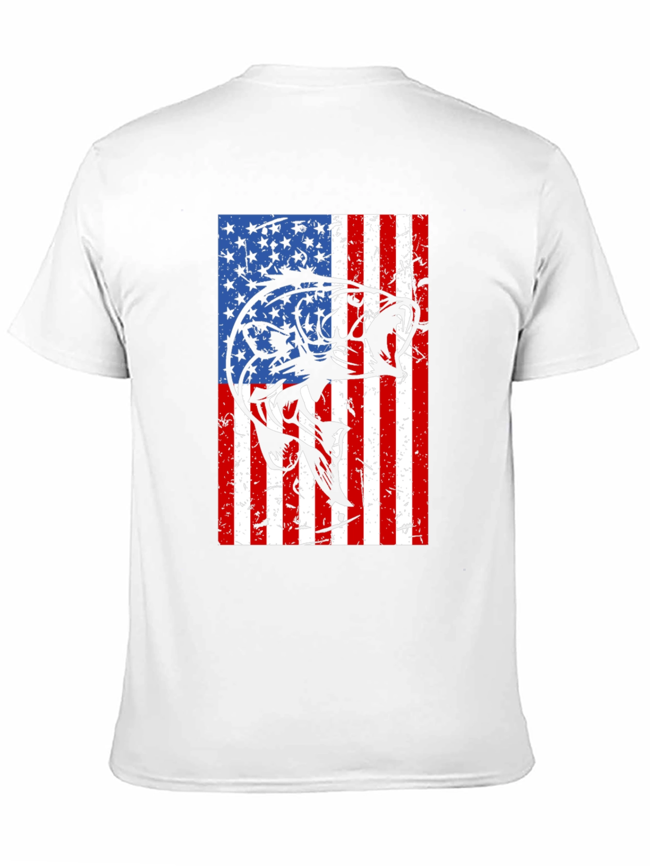 American Flag Bass Graphic Tee