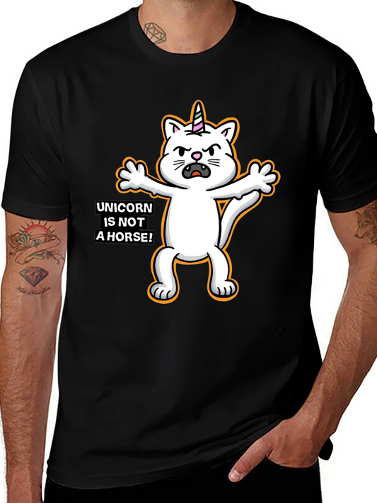 Unicorn Cat T-Shirt - Sarcastic Funny Graphic Tee