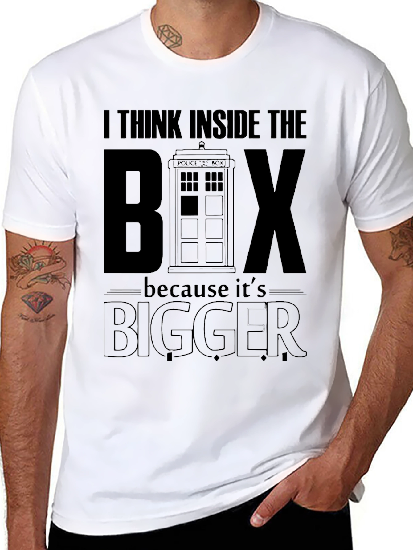 I Think Inside The Box Doctor Who T-Shirt