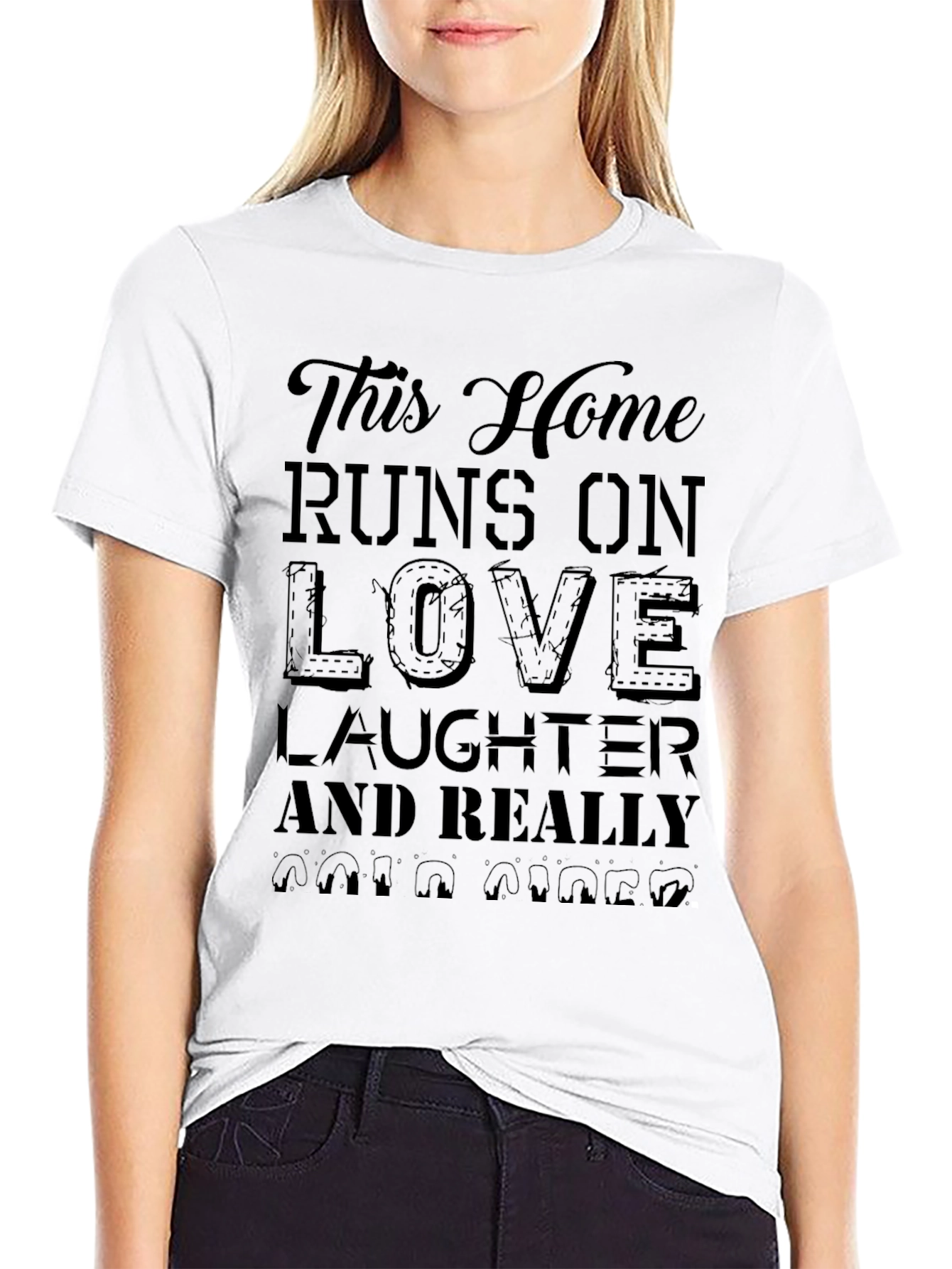 Home Runs On Love Laughter & Coffee T-Shirt