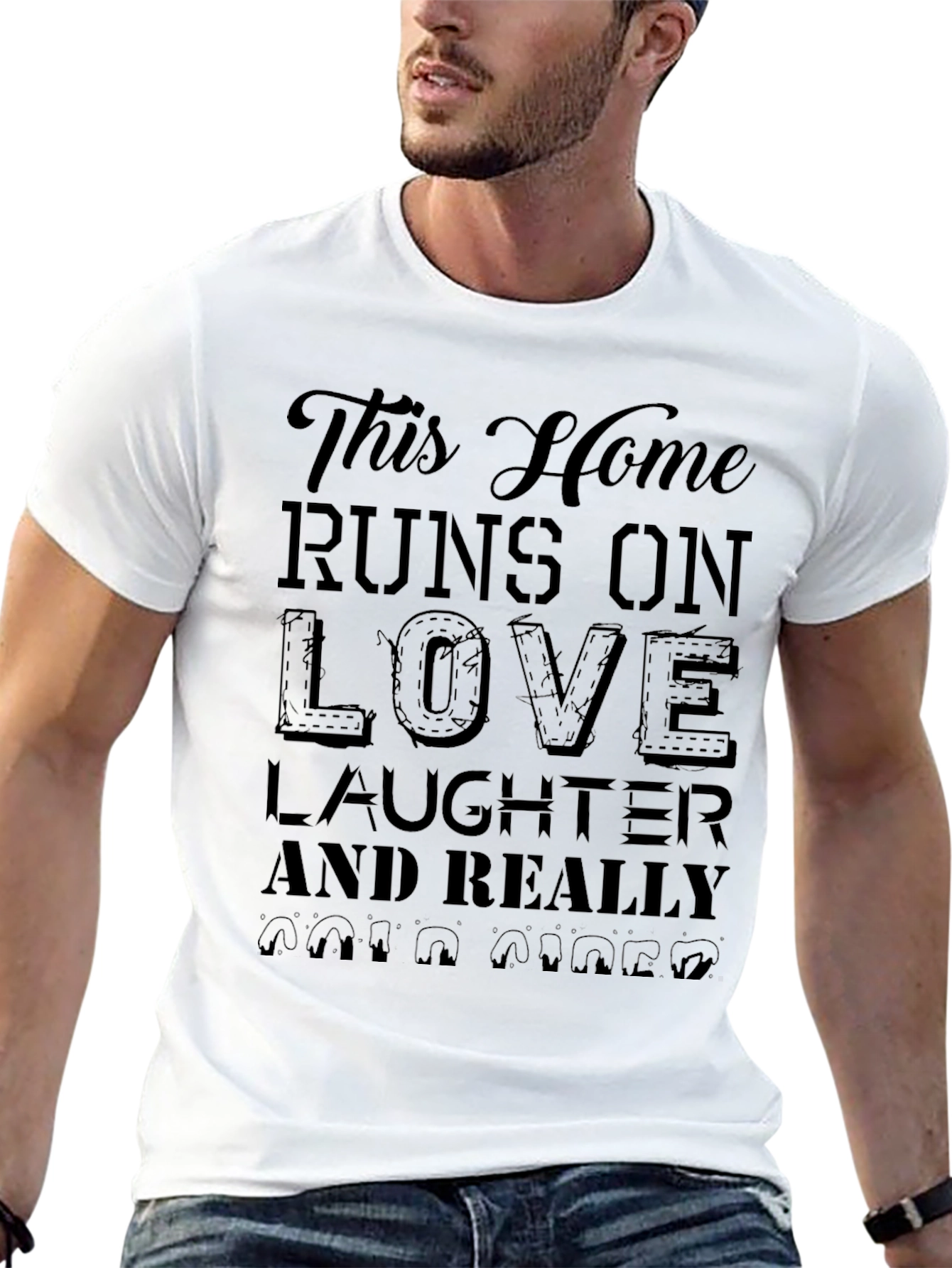 Home Runs On Love Laughter & Coffee T-Shirt