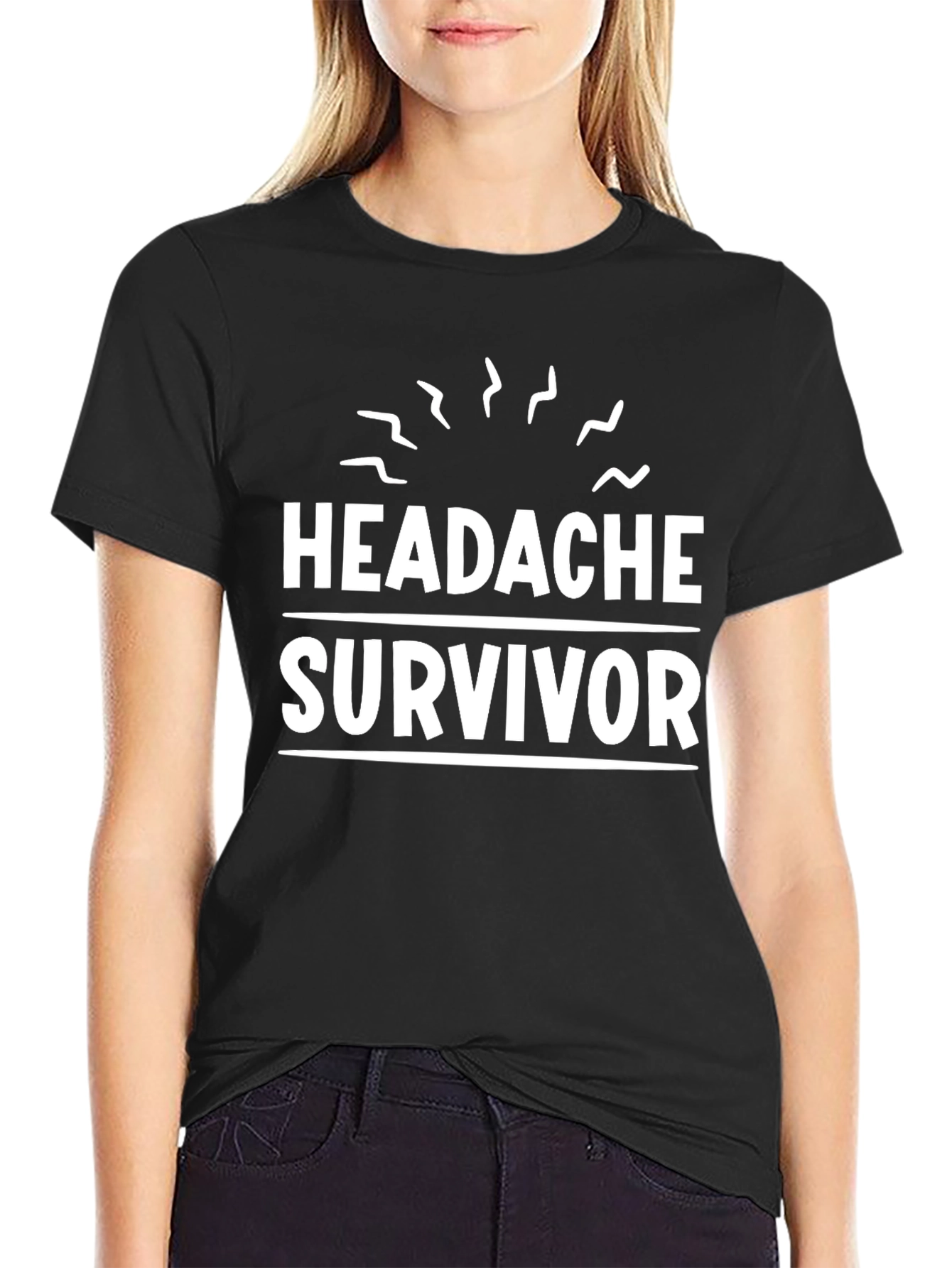 Headache Survivor T-Shirt Funny Graphic Tee