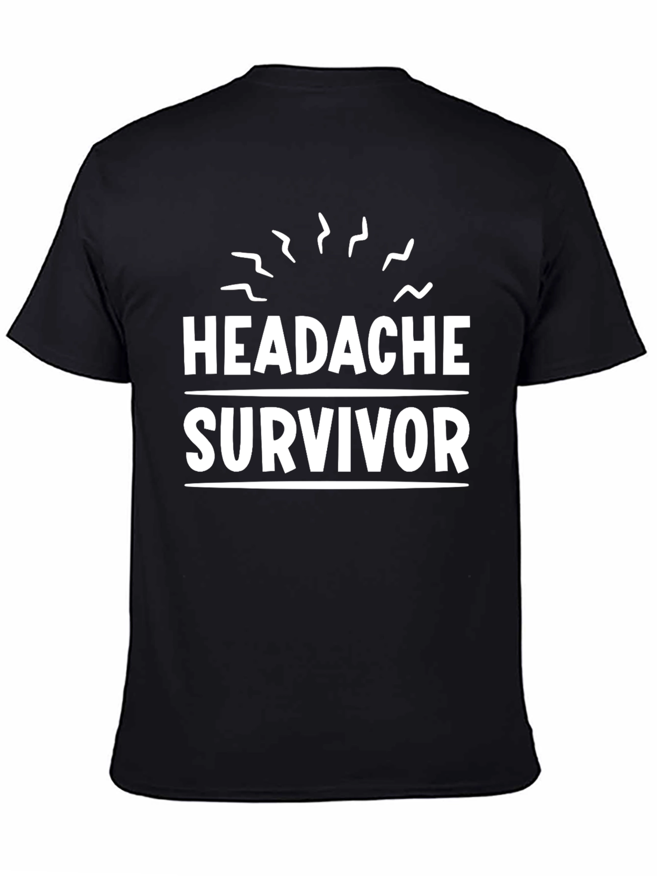 Headache Survivor T-Shirt Funny Graphic Tee