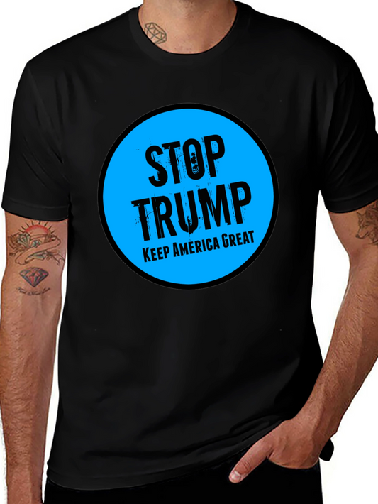 Stop Trump Keep America Great Graphic Tee