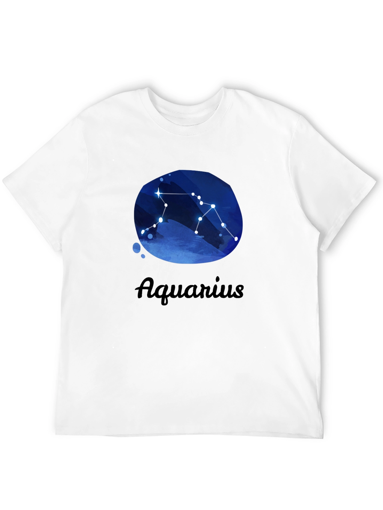 Aquarius Constellation Graphic T-Shirt - Zodiac Design