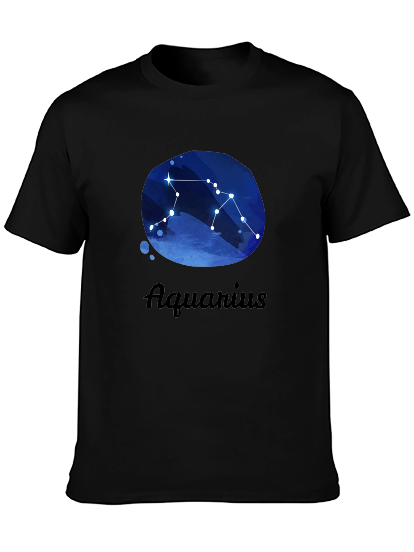 Aquarius Constellation Graphic T-Shirt - Zodiac Design