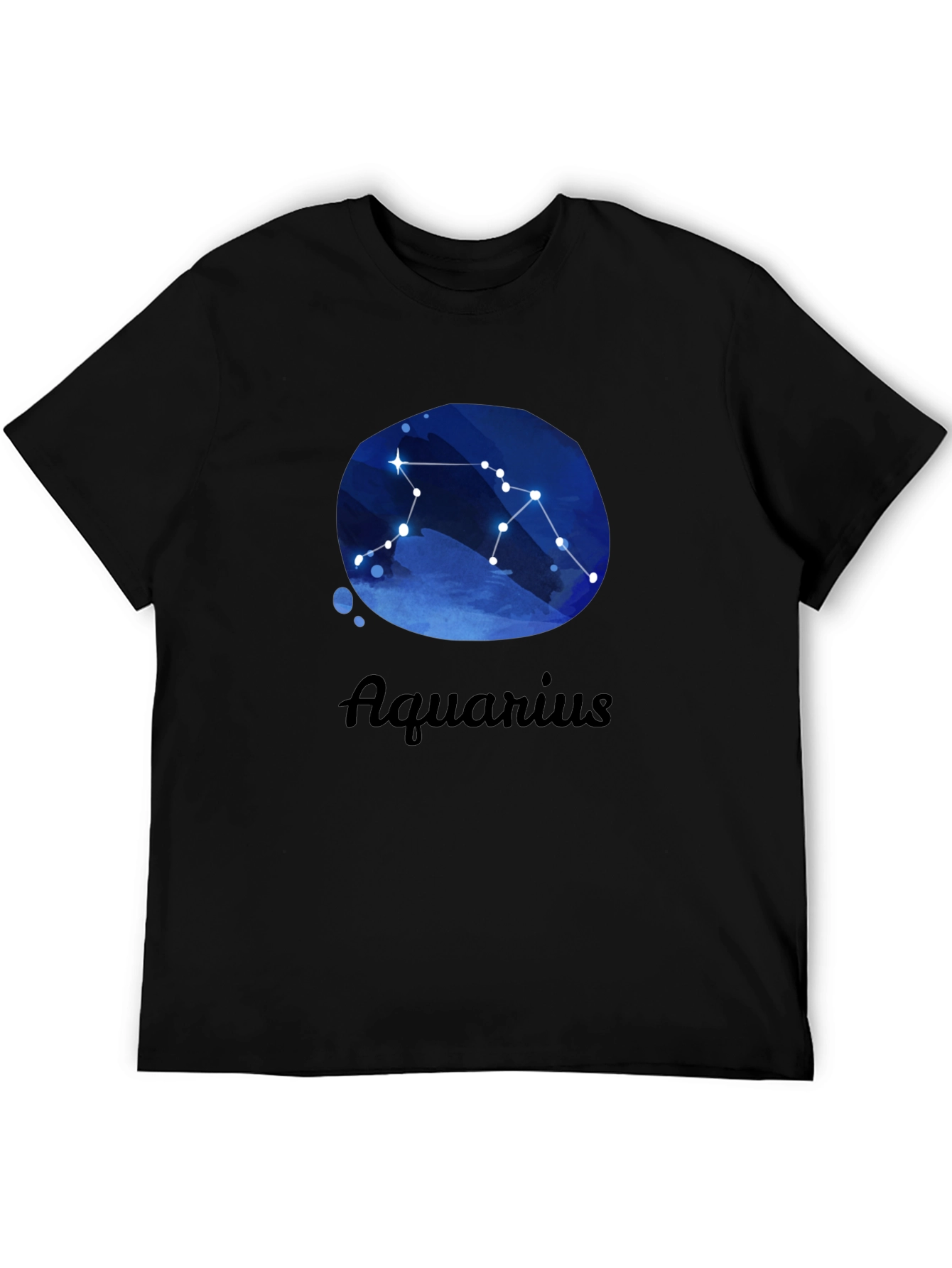 Aquarius Constellation Graphic T-Shirt - Zodiac Design