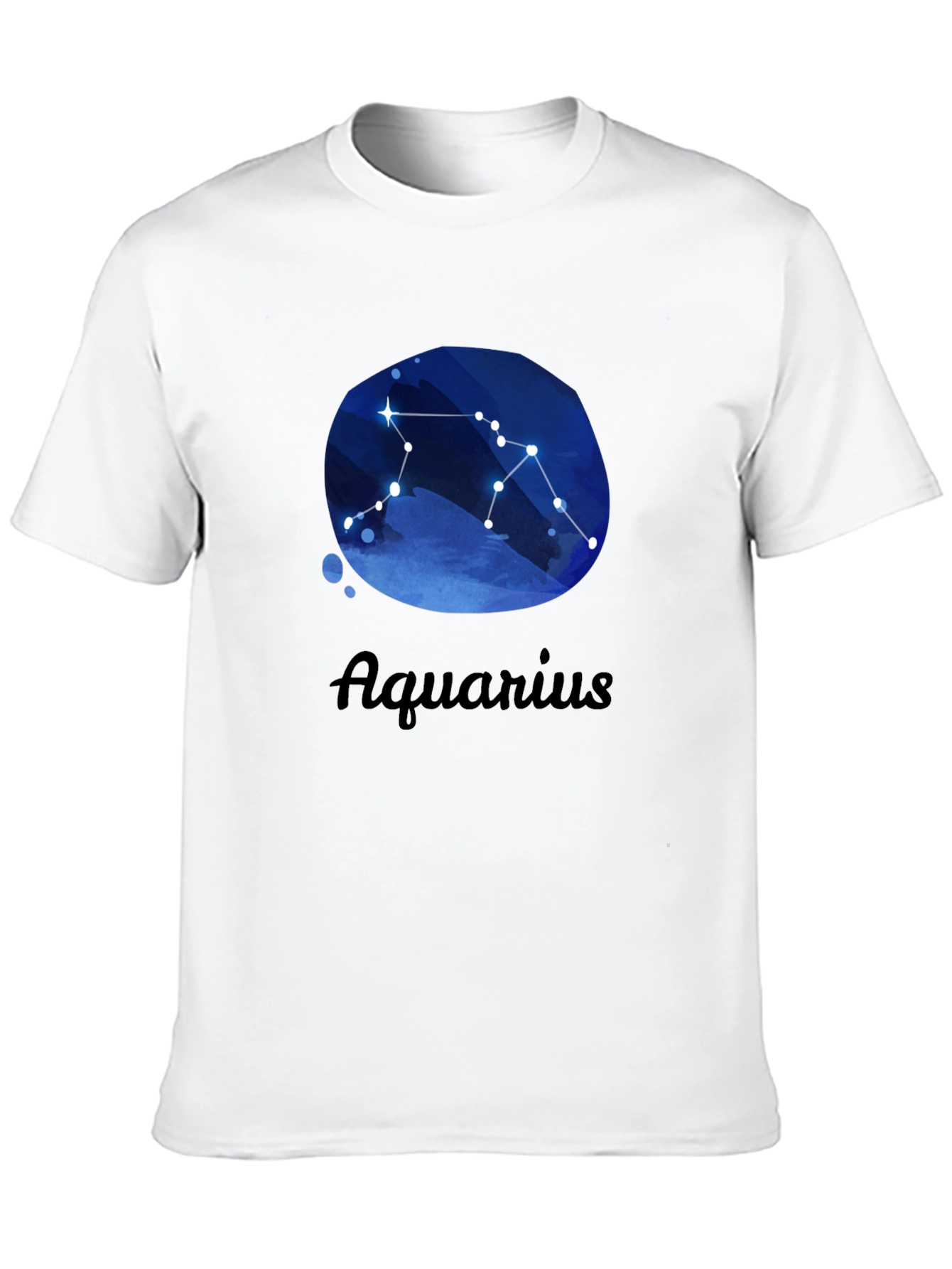 Aquarius Constellation Graphic T-Shirt - Zodiac Design
