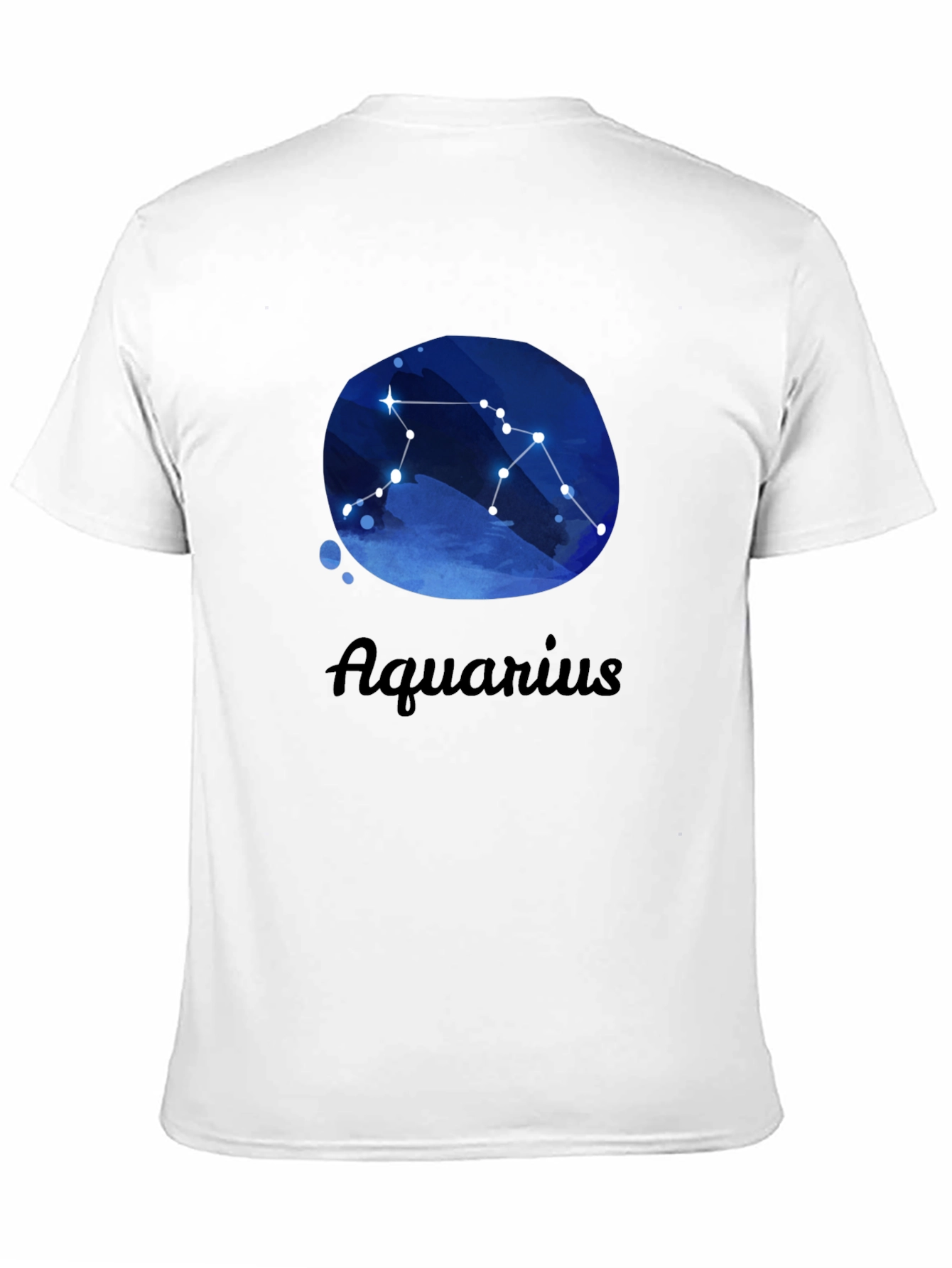 Aquarius Constellation Graphic T-Shirt - Zodiac Design