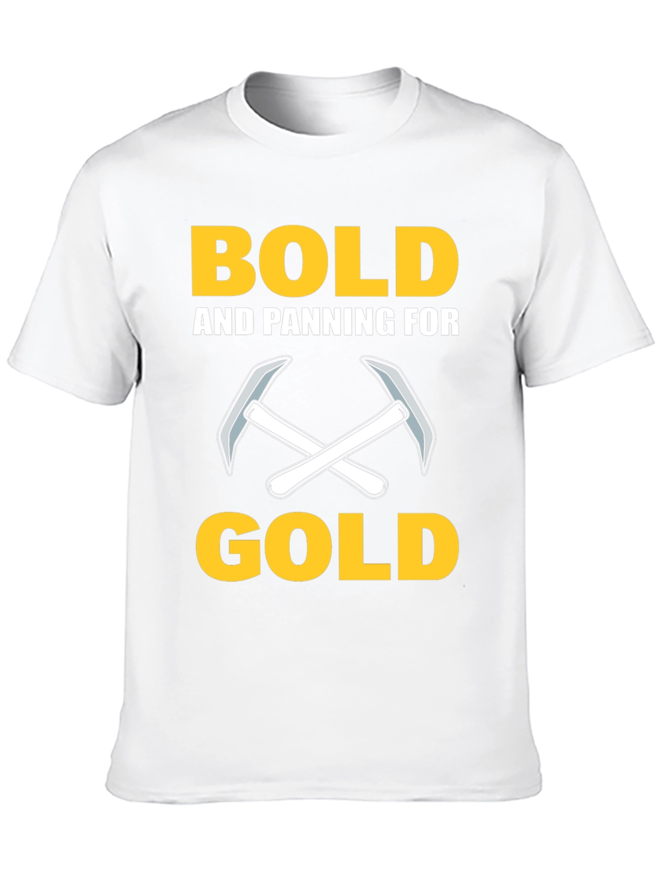 Bold Gold Panning T-Shirt - Miners Tee